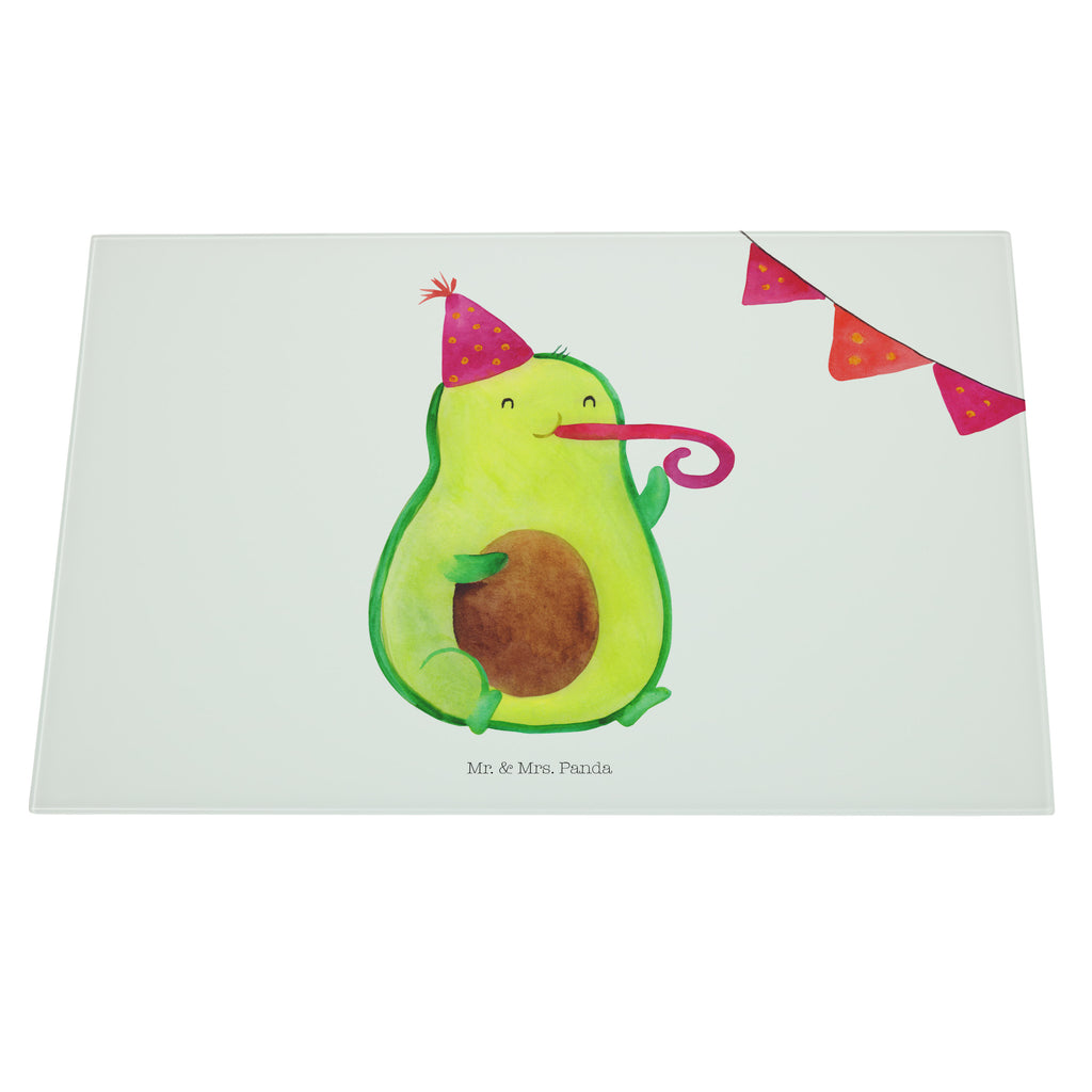 XL Glas Schneidbrett Avocado Birthday Glasschneidebrett, Schneidebrett, Frühstücksbrett, Küche, Avocado, Veggie, Vegan, Gesund