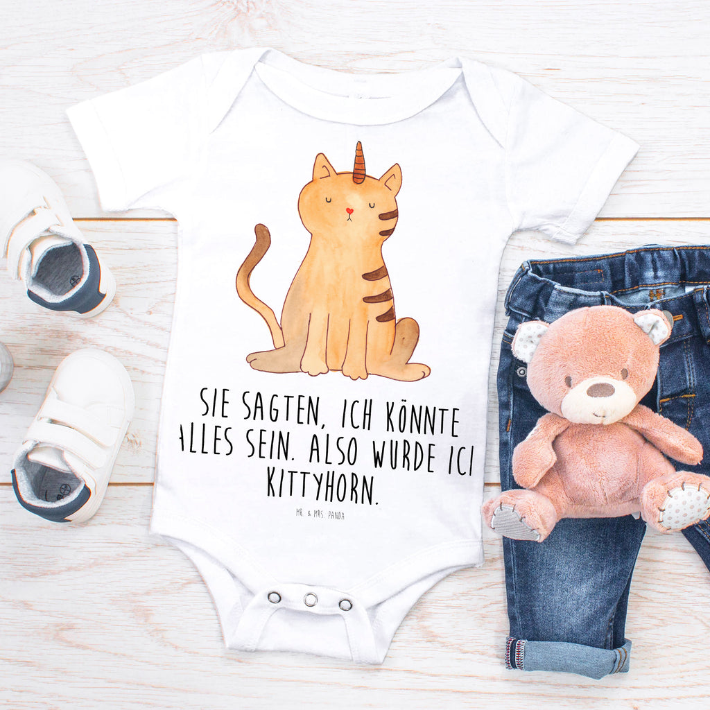 Organic Baby Body Einhorn Katze Babykleidung, Babystrampler, Strampler, Wickelbody, Baby Erstausstattung, Junge, Mädchen, Einhorn, Einhörner, Einhorn Deko, Pegasus, Unicorn, Katzer, Mieze, Regenbogen, Glitzer, Einhornpower, Erwachsenwerden, Katze, Katzenhorn, Einhornkatze, Kittyhorn