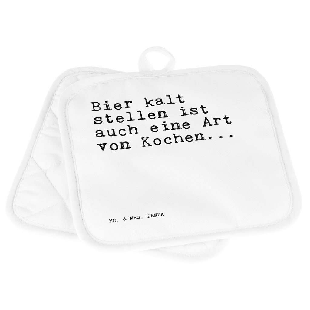 2er Set Topflappen  Sprüche und Zitate Bier kalt stellen ist auch eine Art von Kochen... Topflappen, Topfuntersetzer, Ofenhandschuh, Topflappen Set, Topflappen lustig, Topflappen mit Spruch, Spruch, Sprüche, lustig, Weisheiten, Zitate, Spruch Sprüche Weisheiten Zitate Lustig Weisheit Worte