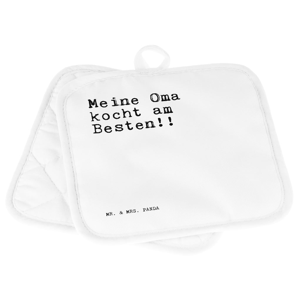 2er Set Topflappen  Sprüche und Zitate Meine Oma kocht am Besten!! Topflappen, Topfuntersetzer, Ofenhandschuh, Topflappen Set, Topflappen lustig, Topflappen mit Spruch, Spruch, Sprüche, lustig, Weisheiten, Zitate, Spruch Sprüche Weisheiten Zitate Lustig Weisheit Worte