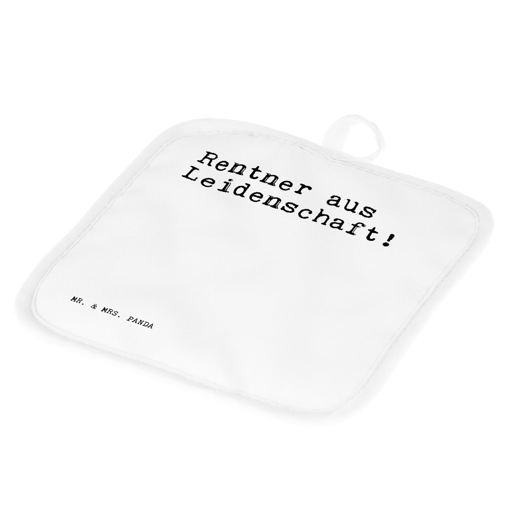 2er Set Topflappen  Sprüche und Zitate Rentner aus Leidenschaft! Topflappen, Topfuntersetzer, Ofenhandschuh, Topflappen Set, Topflappen lustig, Topflappen mit Spruch, Spruch, Sprüche, lustig, Weisheiten, Zitate, Spruch Sprüche Weisheiten Zitate Lustig Weisheit Worte
