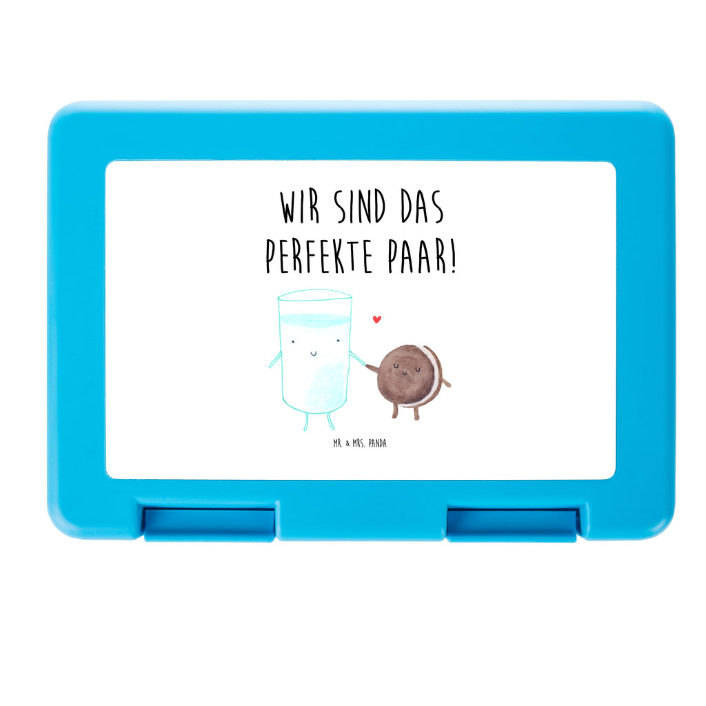 Brotdose Milch & Keks Brotbox, Snackbox, Lunch box, Butterbrotdose, Brotzeitbox, Tiermotive, Gute Laune, lustige Sprüche, Tiere, Milk, Cookie, Milch, Keks, Kekse, Kaffee, Einladung Frühstück, Motiv süß, romantisch, perfektes Paar