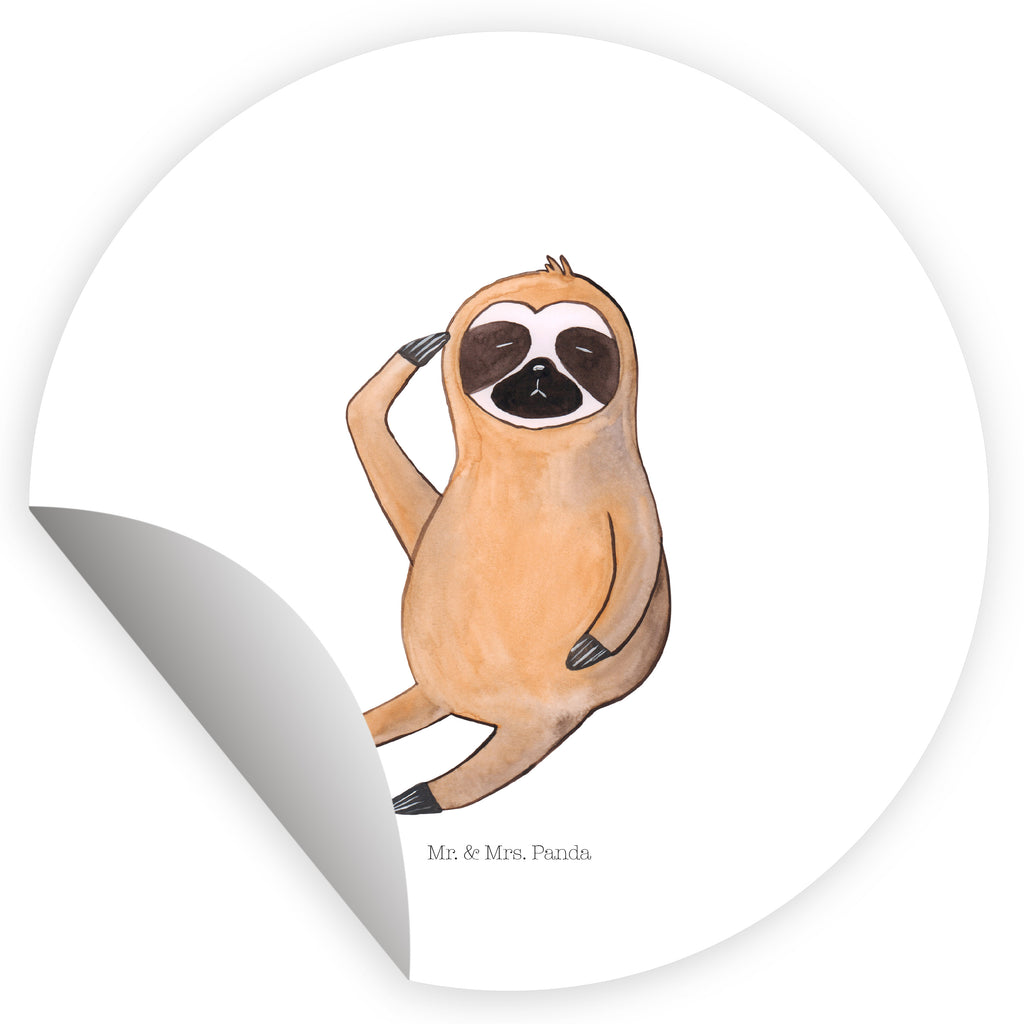 120mm Rund Aufkleber Faultier Vogel zeigen Sticker, Aufkleber, Etikett, Kinder, rund, Faultier, Faultier Geschenk, Faultier Deko, Faultiere, faul, Lieblingstier, Spinner, früher Vogel, der frühe Vogel, Frühaufsteher, Morgenmuffel, Vogel, Faultierwelt