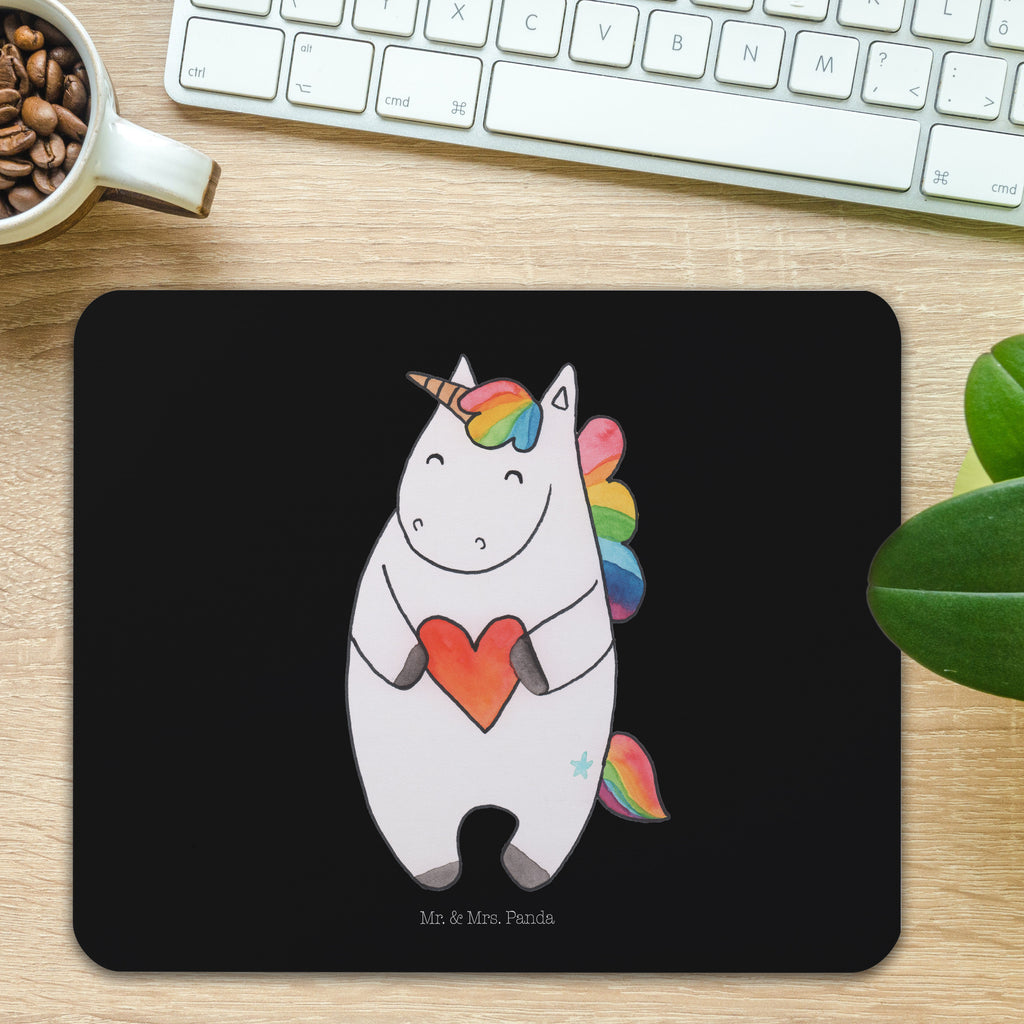Mauspad Einhorn Herz Mousepad, Computer zubehör, Büroausstattung, PC Zubehör, Arbeitszimmer, Mauspad, Einzigartiges Mauspad, Designer Mauspad, Einhorn, Einhörner, Einhorn Deko, Pegasus, Unicorn, Herz, schlimm, böse, witzig, lustig, Freundin, anders, bunt