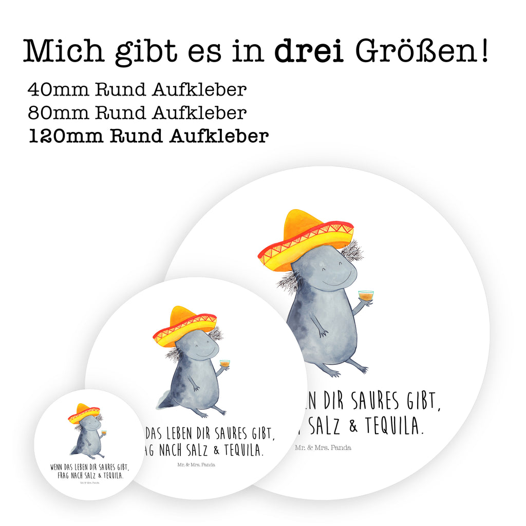 120mm Rund Aufkleber Axolotl Tequila Sticker, Aufkleber, Etikett, Kinder, rund, Axolotl, Molch, Mexico, Mexiko, Sombrero, Zitrone, Tequila, Motivation, Spruch, Schwanzlurch, Lurch, Lurche, Axolot, Feuerdrache, Feuersalamander