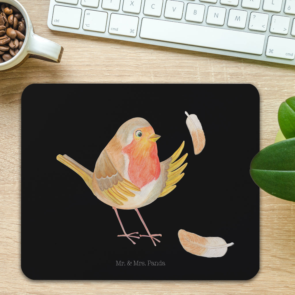 Mauspad Rotkehlchen mit Federn Mousepad, Computer zubehör, Büroausstattung, PC Zubehör, Arbeitszimmer, Mauspad, Einzigartiges Mauspad, Designer Mauspad, Tiermotive, Gute Laune, lustige Sprüche, Tiere, What if i fall, Rotkehlchen, Spruch Motivation, Spruch Mut, Vogel, Motivation Sprüche, Motivationsbilder, fliegen