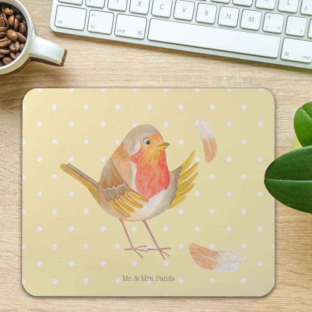 Mauspad Rotkehlchen mit Federn Mousepad, Computer zubehör, Büroausstattung, PC Zubehör, Arbeitszimmer, Mauspad, Einzigartiges Mauspad, Designer Mauspad, Tiermotive, Gute Laune, lustige Sprüche, Tiere, What if i fall, Rotkehlchen, Spruch Motivation, Spruch Mut, Vogel, Motivation Sprüche, Motivationsbilder, fliegen