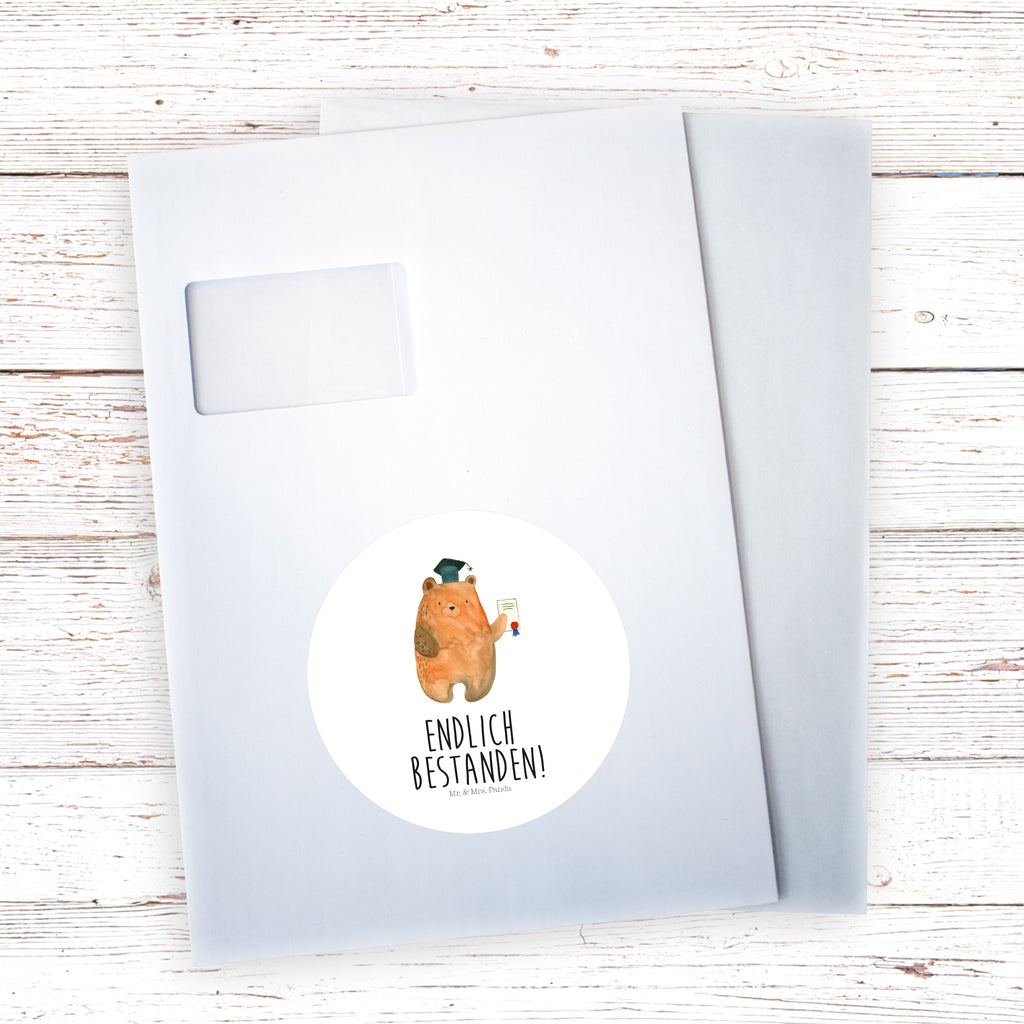 120mm Rund Aufkleber Prüfungsbär Sticker, Aufkleber, Etikett, Kinder, rund, Bär, Teddy, Teddybär, Abitur, Prüfungen, Prüfung bestanden, Abschluss, Zeugnis, Abschlusszeugnis