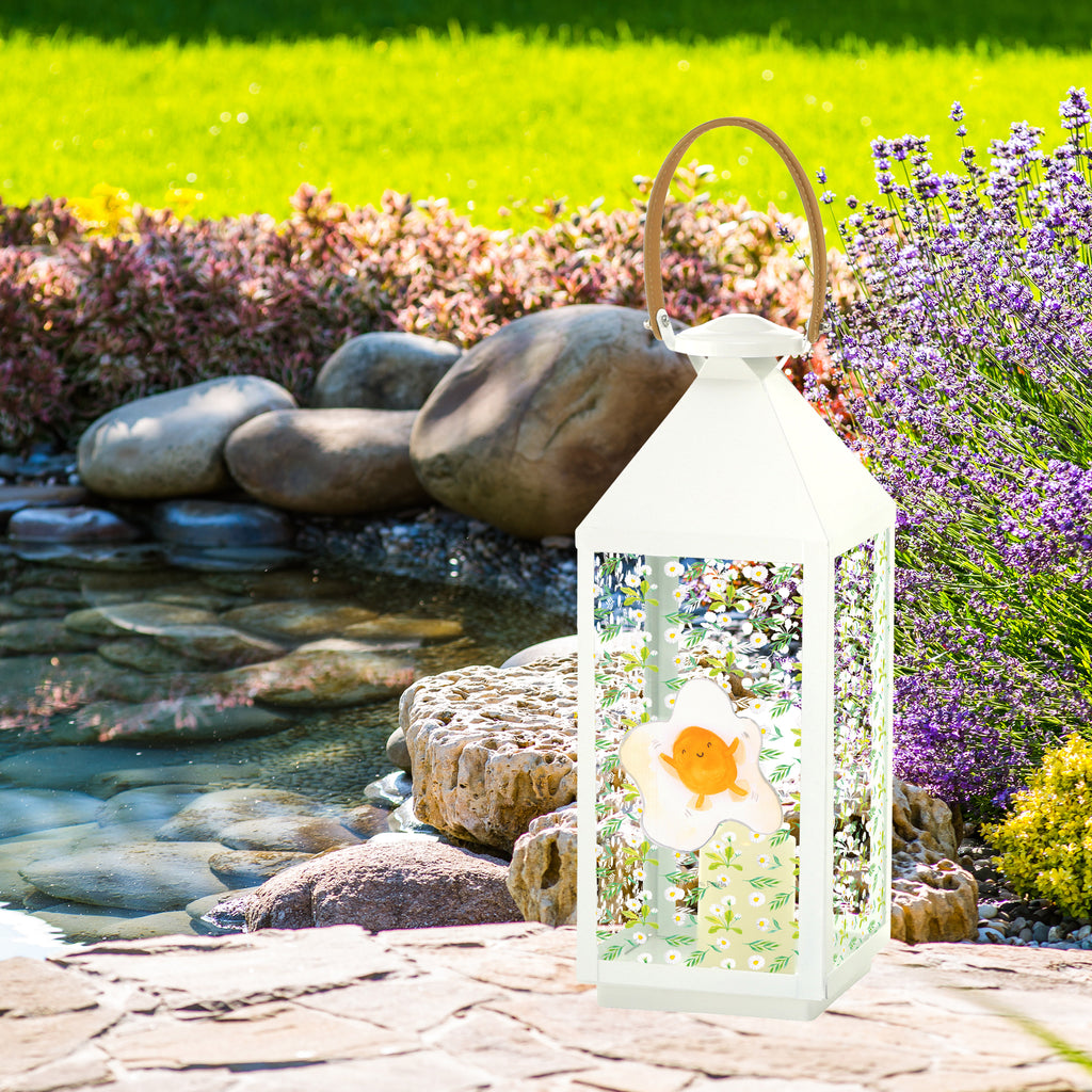 Deko Laterne Spiegelei Gartenlampe, Gartenleuchte, Gartendekoration, Gartenlicht, Laterne  kleine Laternen, XXL Laternen, Laterne groß, Tiermotive, Gute Laune, lustige Sprüche, Tiere, Ei, Spiegelei, Schön, Tag, Glücklich, Liebe