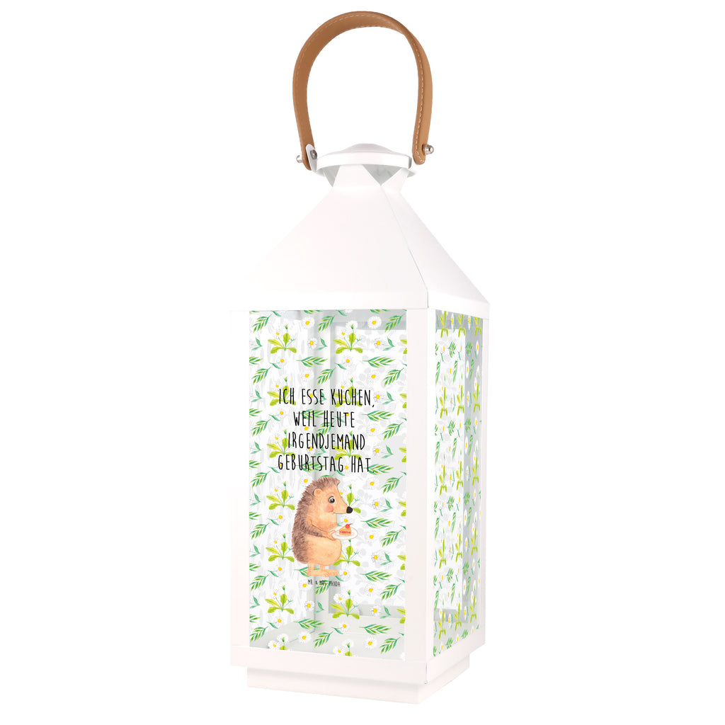 Deko Laterne Igel mit Kuchenstück Gartenlampe, Gartenleuchte, Gartendekoration, Gartenlicht, Laterne  kleine Laternen, XXL Laternen, Laterne groß, Tiermotive, Gute Laune, lustige Sprüche, Tiere, Igel, Essen Spruch, Kuchen, Backen Geschenk, Kuchen backen, Einladung Party, Geburtstagskuchen, Torte