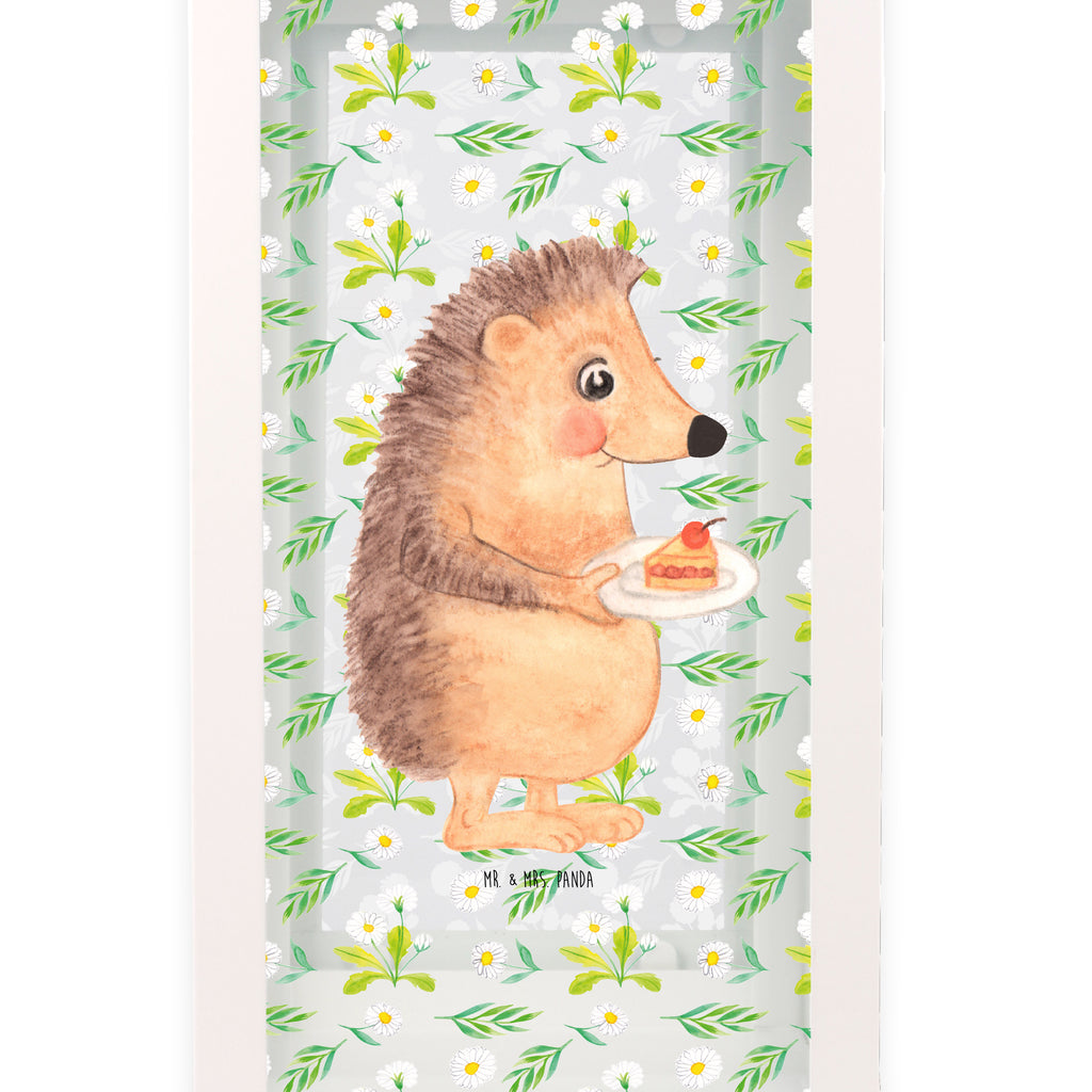 Deko Laterne Igel mit Kuchenstück Gartenlampe, Gartenleuchte, Gartendekoration, Gartenlicht, Laterne  kleine Laternen, XXL Laternen, Laterne groß, Tiermotive, Gute Laune, lustige Sprüche, Tiere, Igel, Essen Spruch, Kuchen, Backen Geschenk, Kuchen backen, Einladung Party, Geburtstagskuchen, Torte