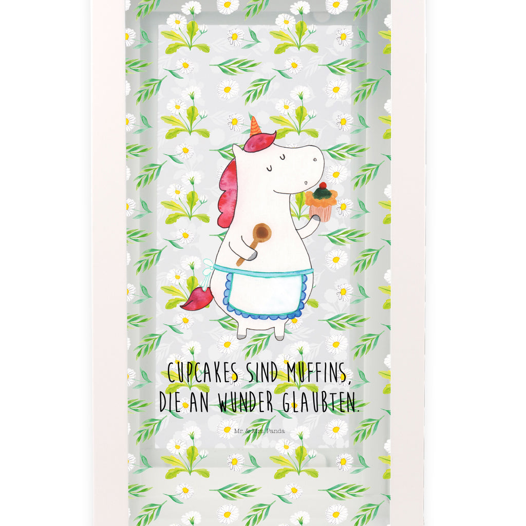Deko Laterne Einhorn Küchenfee Gartenlampe, Gartenleuchte, Gartendekoration, Gartenlicht, Laterne  kleine Laternen, XXL Laternen, Laterne groß, Einhorn, Einhörner, Einhorn Deko, Pegasus, Unicorn, backen, Muffin, Motivation, Träumer, träumen, Bäckerin, Hobbykoch, Koch, Torte, Kuchen