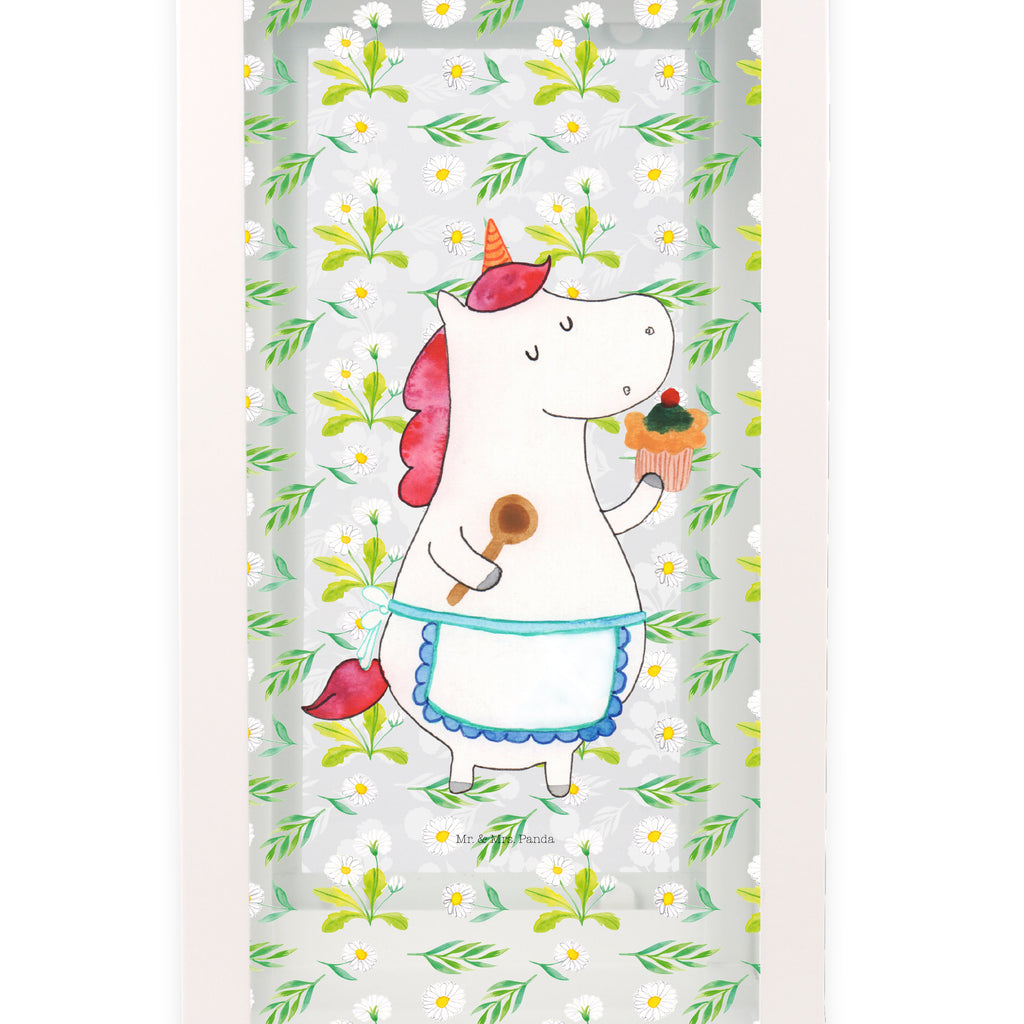 Deko Laterne Einhorn Küchenfee Gartenlampe, Gartenleuchte, Gartendekoration, Gartenlicht, Laterne  kleine Laternen, XXL Laternen, Laterne groß, Einhorn, Einhörner, Einhorn Deko, Pegasus, Unicorn, backen, Muffin, Motivation, Träumer, träumen, Bäckerin, Hobbykoch, Koch, Torte, Kuchen
