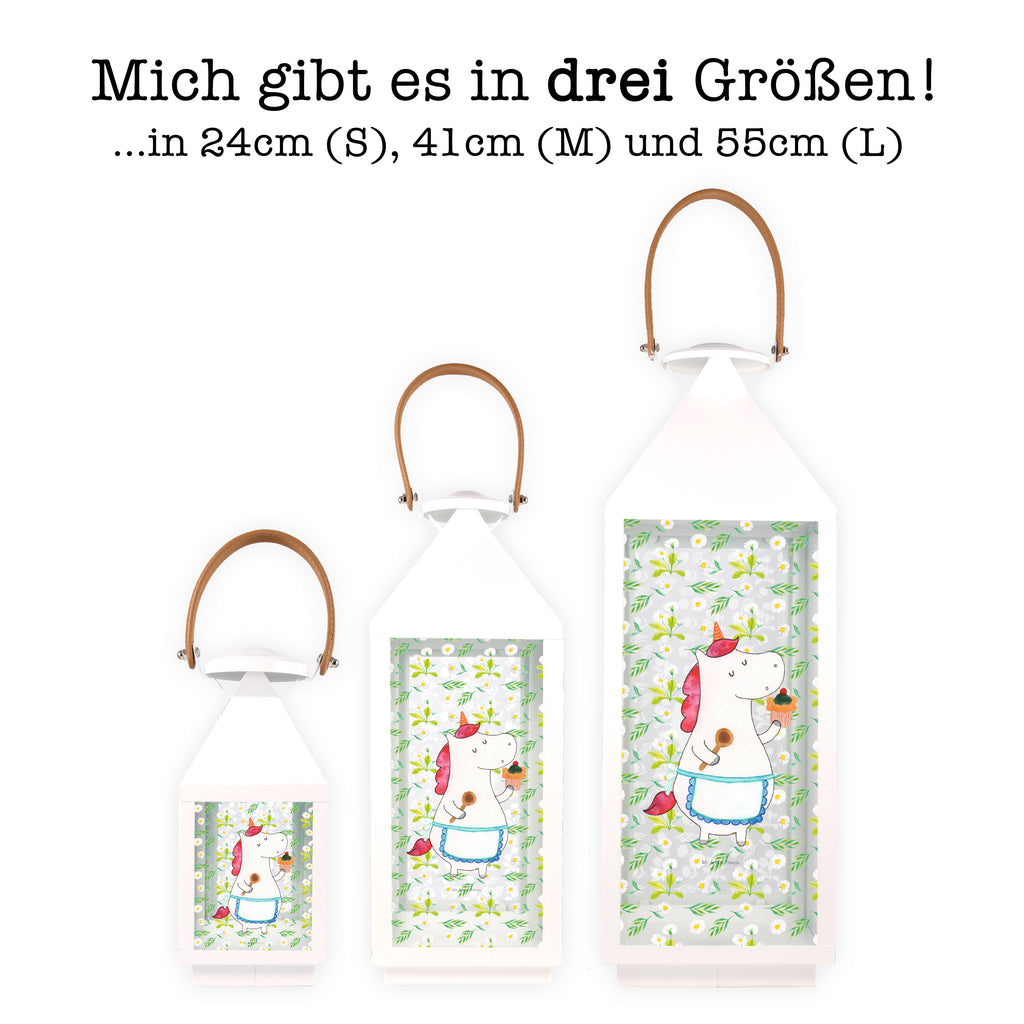 Deko Laterne Einhorn Küchenfee Gartenlampe, Gartenleuchte, Gartendekoration, Gartenlicht, Laterne  kleine Laternen, XXL Laternen, Laterne groß, Einhorn, Einhörner, Einhorn Deko, Pegasus, Unicorn, backen, Muffin, Motivation, Träumer, träumen, Bäckerin, Hobbykoch, Koch, Torte, Kuchen