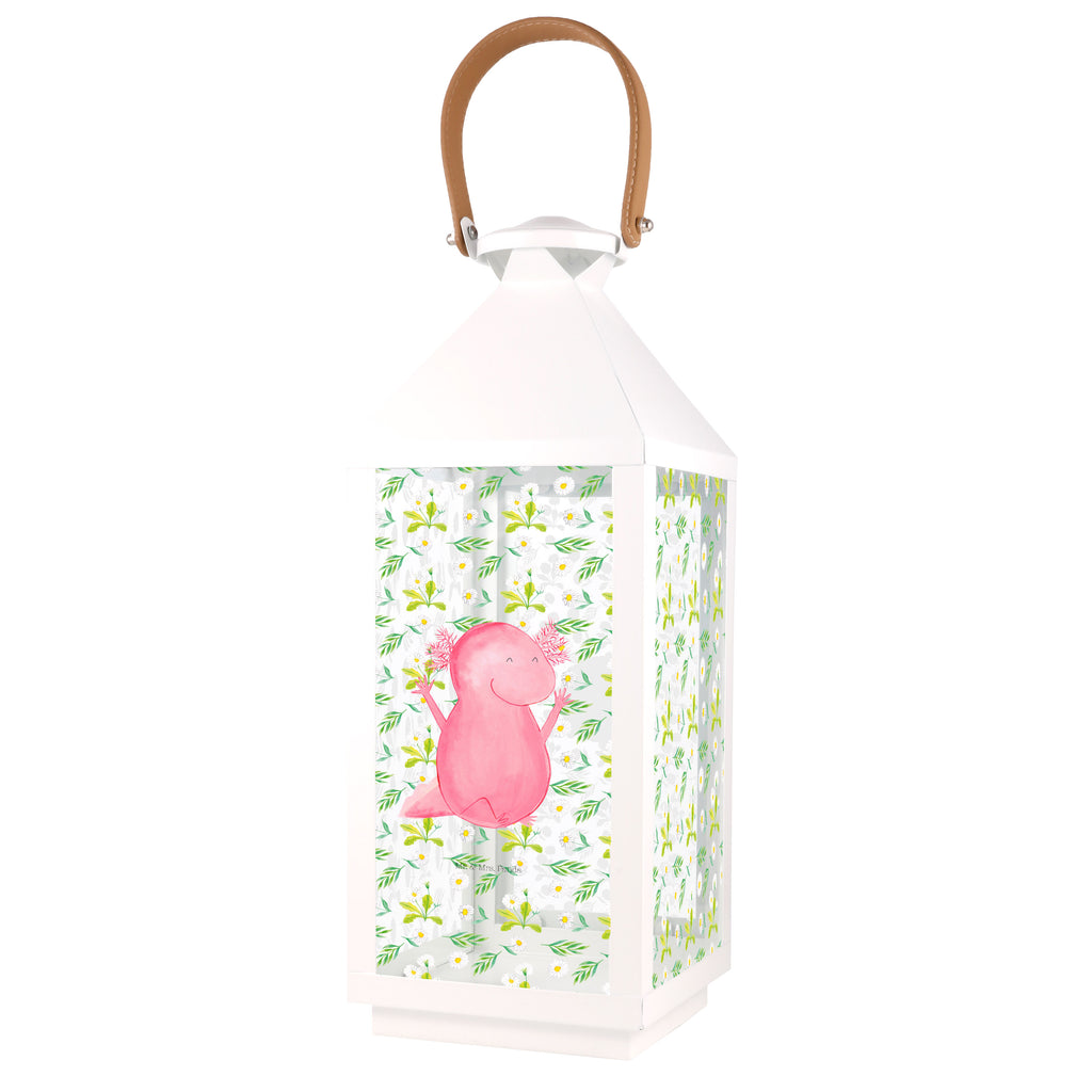 Deko Laterne Axolotl Hurra Gartenlampe, Gartenleuchte, Gartendekoration, Gartenlicht, Laterne  kleine Laternen, XXL Laternen, Laterne groß, Axolotl, Molch, Axolot, Schwanzlurch, Lurch, Lurche, fröhlich, Spaß, Freude, Motivation, Zufriedenheit