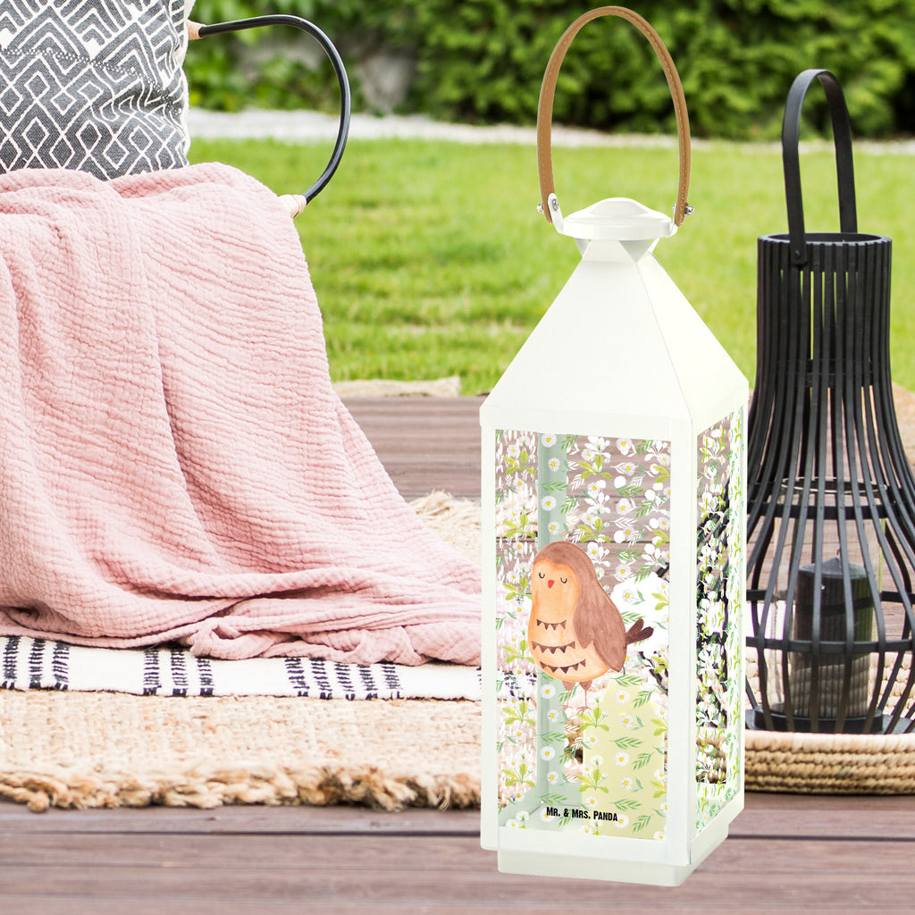 Deko Laterne Eule Zufrieden Gartenlampe, Gartenleuchte, Gartendekoration, Gartenlicht, Laterne  kleine Laternen, XXL Laternen, Laterne groß, Eule, Eule Spruch, Eule deko, Owl, Liebe Spruch, Romantisch, Wortspiel lustig, Spruch schön, Geschenk Hochzeitstag