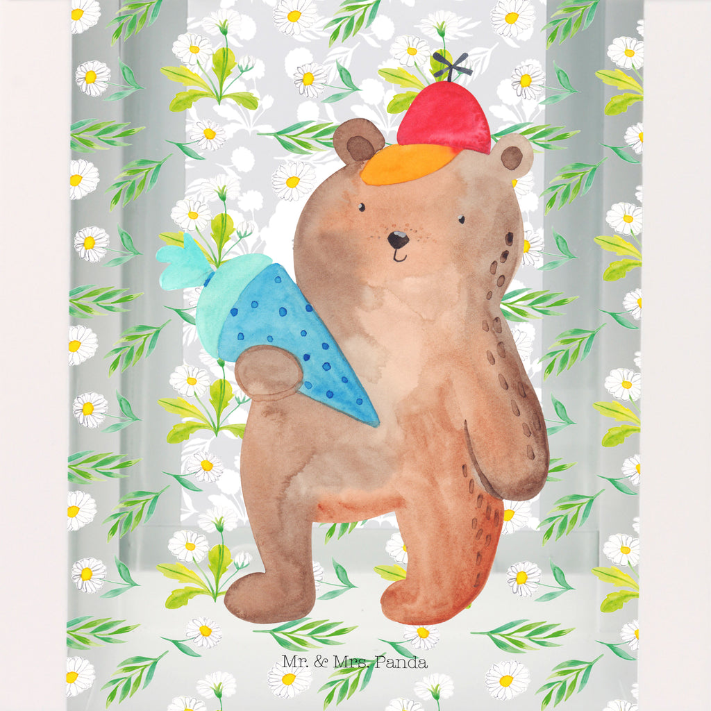 Deko Laterne Bär mit Schultüte Gartenlampe, Gartenleuchte, Gartendekoration, Gartenlicht, Laterne  kleine Laternen, XXL Laternen, Laterne groß, Bär, Teddy, Teddybär, Bär Motiv, Schultüte, Erster Schultag Geschenk, Einschulung Geschenk, Schule Geschenk, Grundschule, Schulanfang, Schulbeginn