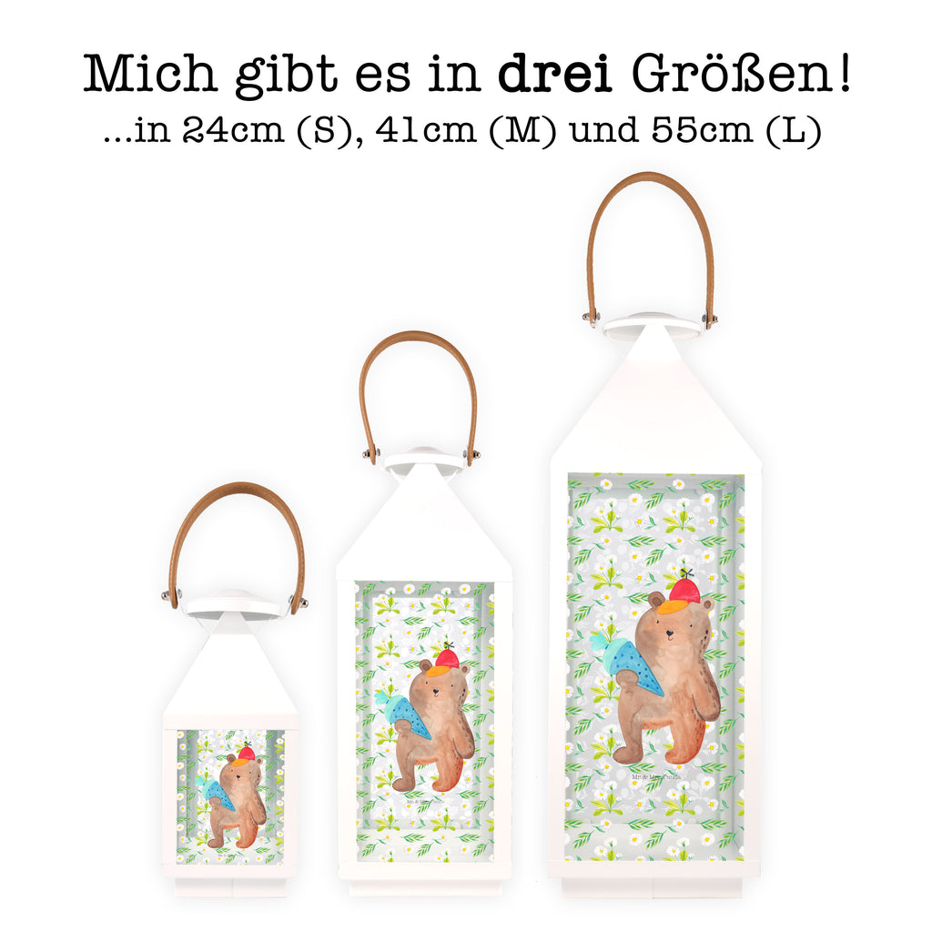 Deko Laterne Bär mit Schultüte Gartenlampe, Gartenleuchte, Gartendekoration, Gartenlicht, Laterne  kleine Laternen, XXL Laternen, Laterne groß, Bär, Teddy, Teddybär, Bär Motiv, Schultüte, Erster Schultag Geschenk, Einschulung Geschenk, Schule Geschenk, Grundschule, Schulanfang, Schulbeginn