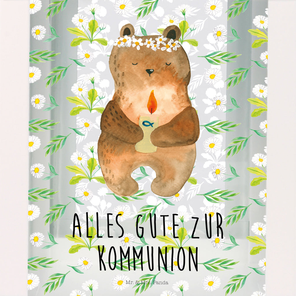 Deko Laterne Kommunion-Bär Gartenlampe, Gartenleuchte, Gartendekoration, Gartenlicht, Laterne  kleine Laternen, XXL Laternen, Laterne groß, Bär, Teddy, Teddybär, Kommunion, Gottes Segen, Taufkerze, katholisch