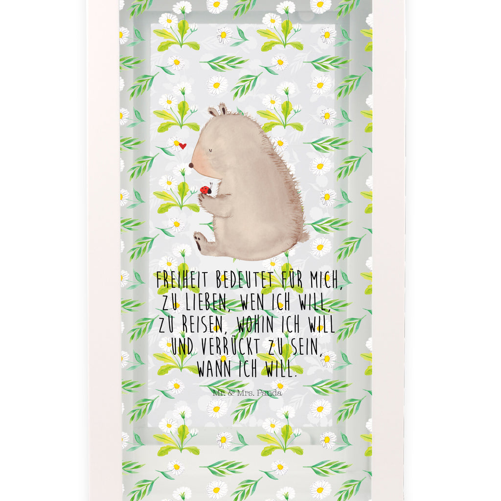Deko Laterne Bär mit Marienkäfer Gartenlampe, Gartenleuchte, Gartendekoration, Gartenlicht, Laterne  kleine Laternen, XXL Laternen, Laterne groß, Bär, Teddy, Teddybär, Marienkäfer, Liebe, Freiheit, Motivation, Das Leben ist schön