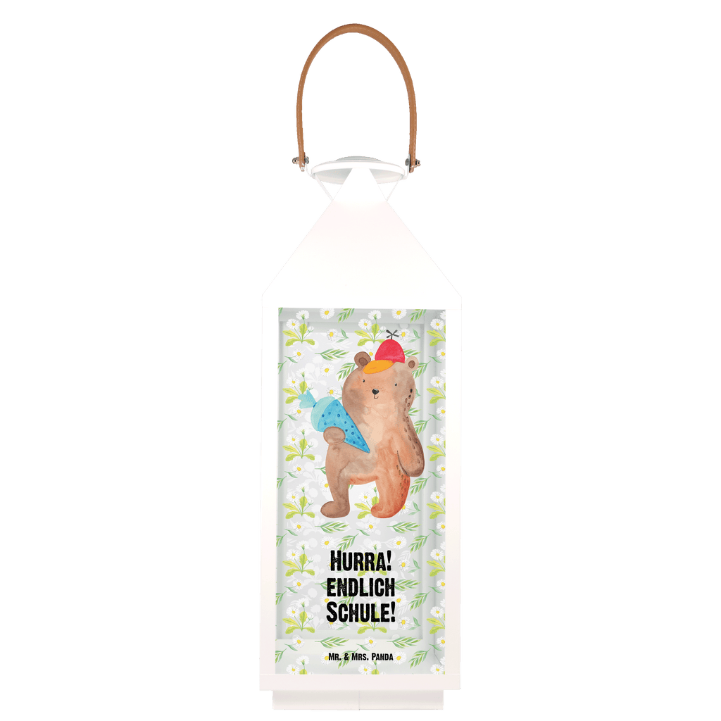 Deko Laterne Bär mit Schultüte Gartenlampe, Gartenleuchte, Gartendekoration, Gartenlicht, Laterne  kleine Laternen, XXL Laternen, Laterne groß, Bär, Teddy, Teddybär, Bär Motiv, Schultüte, Erster Schultag Geschenk, Einschulung Geschenk, Schule Geschenk, Grundschule, Schulanfang, Schulbeginn