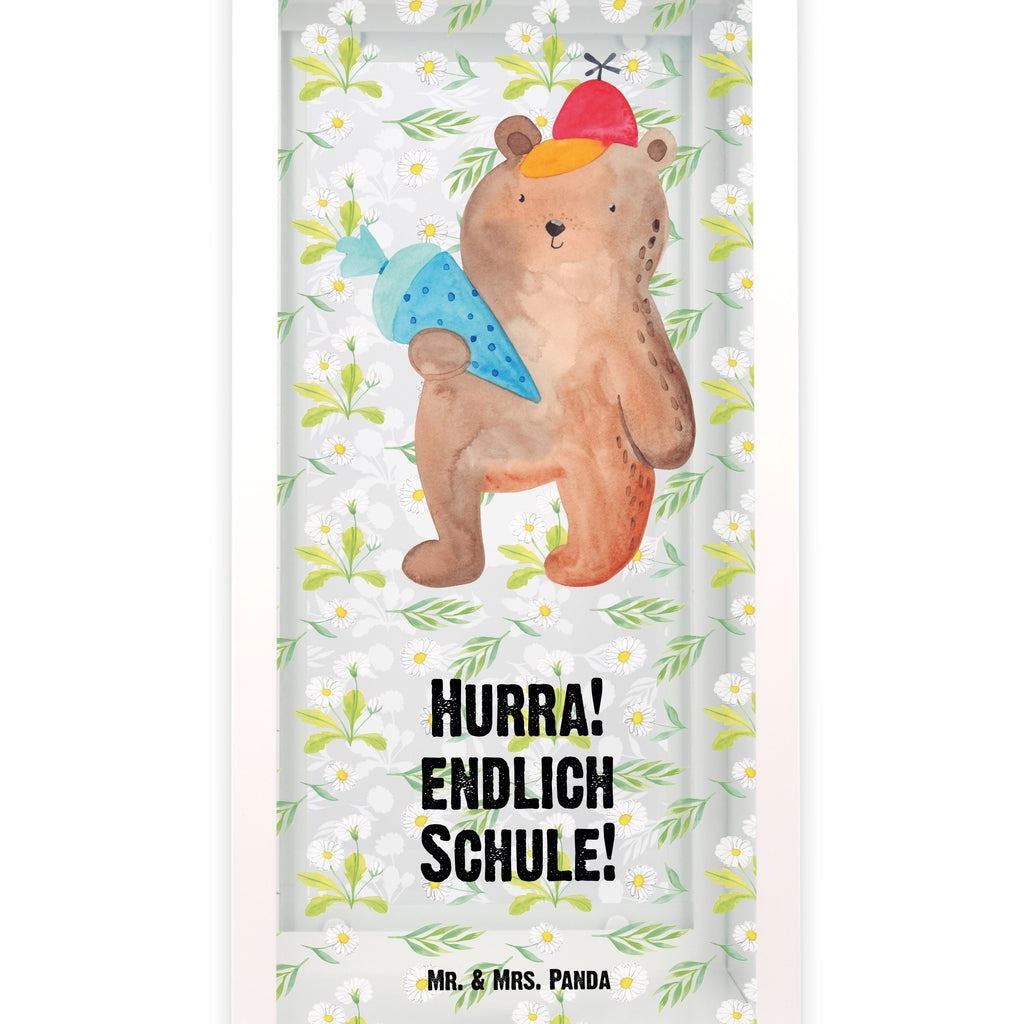 Deko Laterne Bär mit Schultüte Gartenlampe, Gartenleuchte, Gartendekoration, Gartenlicht, Laterne  kleine Laternen, XXL Laternen, Laterne groß, Bär, Teddy, Teddybär, Bär Motiv, Schultüte, Erster Schultag Geschenk, Einschulung Geschenk, Schule Geschenk, Grundschule, Schulanfang, Schulbeginn