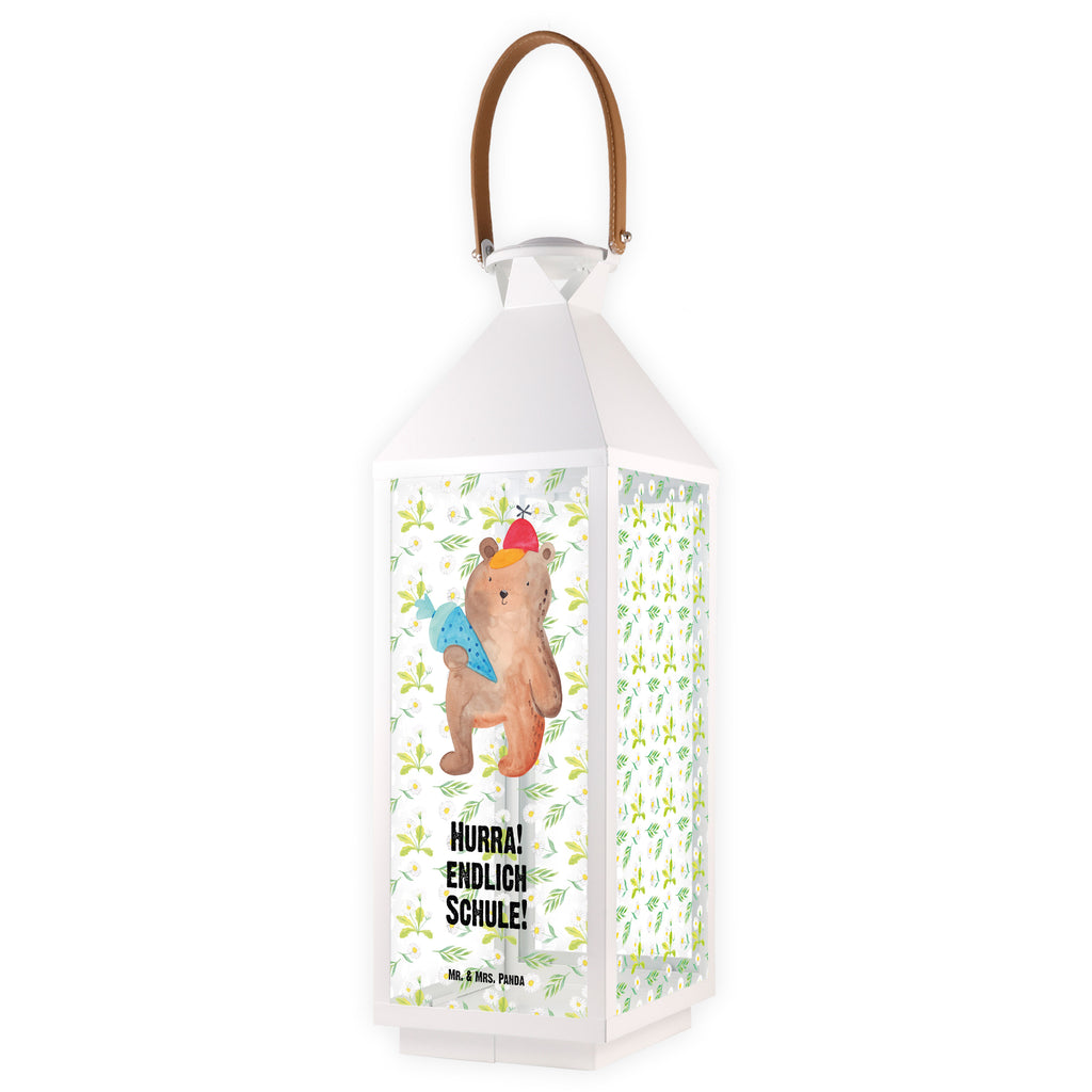 Deko Laterne Bär mit Schultüte Gartenlampe, Gartenleuchte, Gartendekoration, Gartenlicht, Laterne  kleine Laternen, XXL Laternen, Laterne groß, Bär, Teddy, Teddybär, Bär Motiv, Schultüte, Erster Schultag Geschenk, Einschulung Geschenk, Schule Geschenk, Grundschule, Schulanfang, Schulbeginn