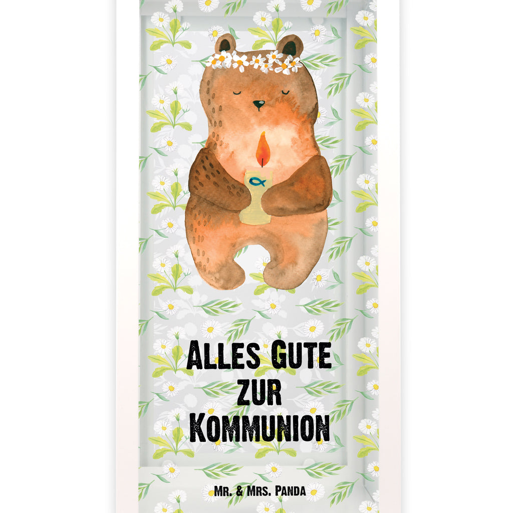 Deko Laterne Kommunion-Bär Gartenlampe, Gartenleuchte, Gartendekoration, Gartenlicht, Laterne  kleine Laternen, XXL Laternen, Laterne groß, Bär, Teddy, Teddybär, Kommunion, Gottes Segen, Taufkerze, katholisch