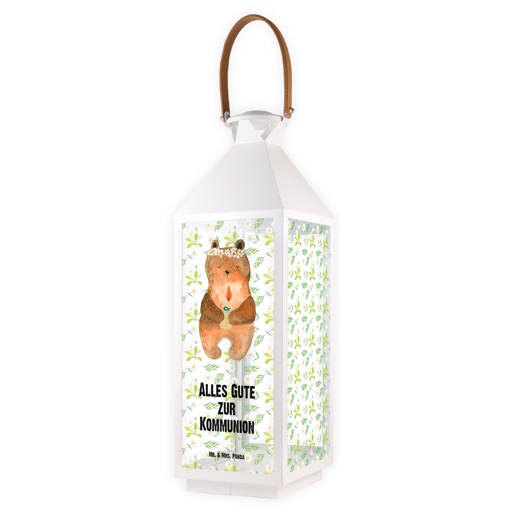 Deko Laterne Kommunion-Bär Gartenlampe, Gartenleuchte, Gartendekoration, Gartenlicht, Laterne  kleine Laternen, XXL Laternen, Laterne groß, Bär, Teddy, Teddybär, Kommunion, Gottes Segen, Taufkerze, katholisch
