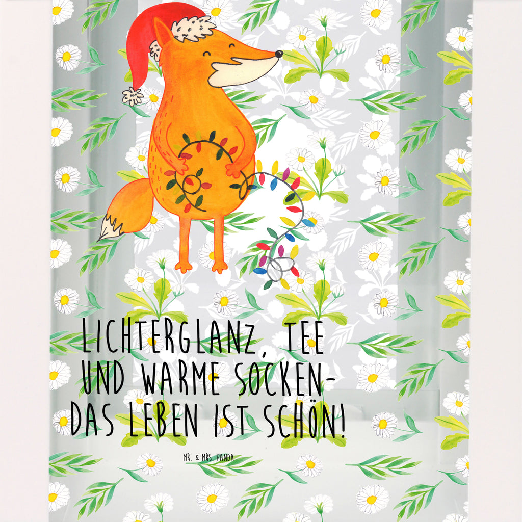 Deko Laterne Fuchs Weihnachten Gartenlampe, Gartenleuchte, Gartendekoration, Gartenlicht, Laterne  kleine Laternen, XXL Laternen, Laterne groß, Winter, Weihnachten, Weihnachtsdeko, Nikolaus, Advent, Heiligabend, Wintermotiv, Fuchs, Füchse, Spruch schön, Geschenk Weihnachten, Weihnachtsmann, Weihnachtszeit