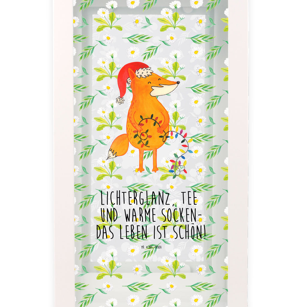 Deko Laterne Fuchs Weihnachten Gartenlampe, Gartenleuchte, Gartendekoration, Gartenlicht, Laterne  kleine Laternen, XXL Laternen, Laterne groß, Winter, Weihnachten, Weihnachtsdeko, Nikolaus, Advent, Heiligabend, Wintermotiv, Fuchs, Füchse, Spruch schön, Geschenk Weihnachten, Weihnachtsmann, Weihnachtszeit