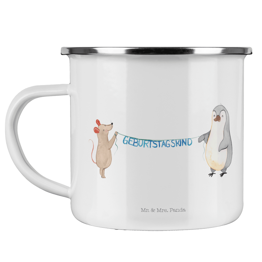 Camping Emaille Tasse Maus Pinguin Geburtstag Campingtasse, Trinkbecher, Metalltasse, Outdoor Tasse, Emaille Trinkbecher, Blechtasse Outdoor, Emaille Campingbecher, Edelstahl Trinkbecher, Metalltasse für Camping, Kaffee Blechtasse, Camping Tasse Metall, Geburtstag, Geburtstagsgeschenk, Geschenk, Maus, Pinguin, Geburtstage, Happy Birthday, Geburtstagsfeier