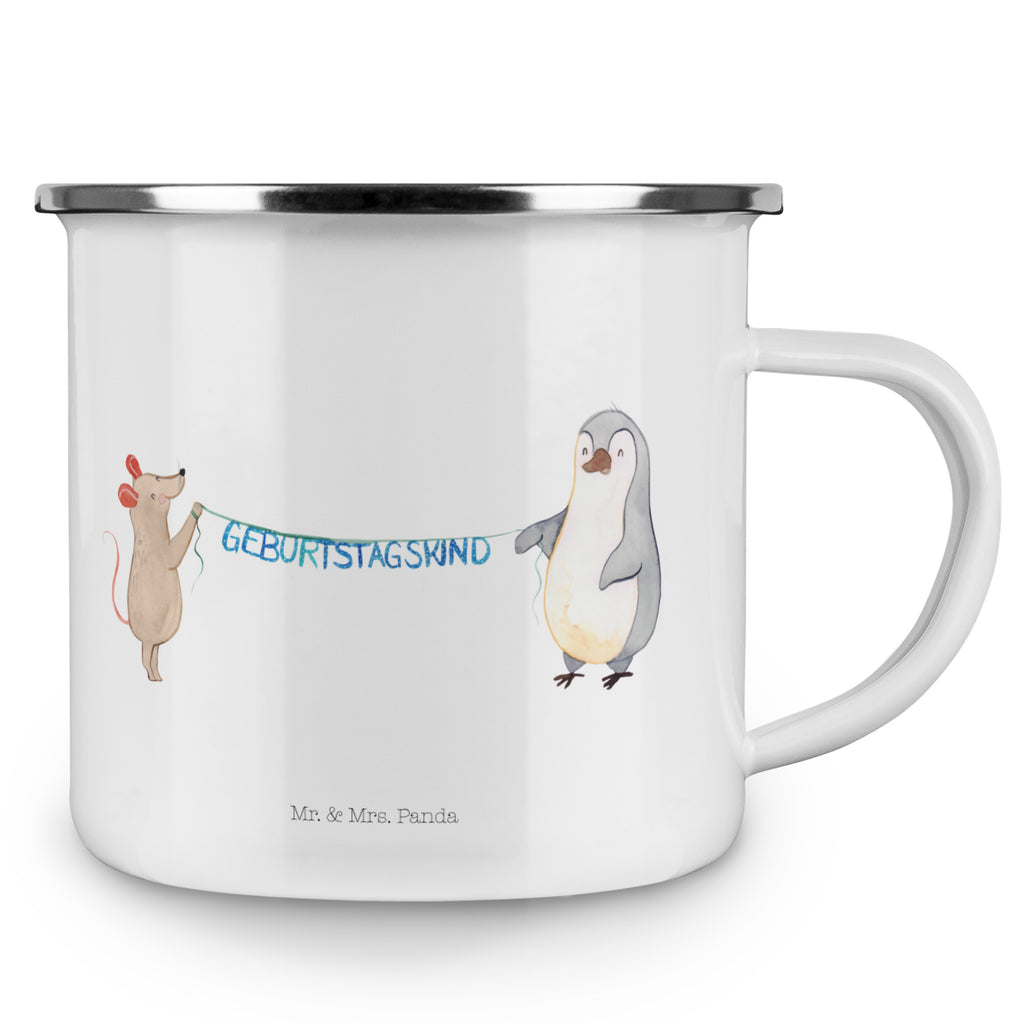 Camping Emaille Tasse Maus Pinguin Geburtstag Campingtasse, Trinkbecher, Metalltasse, Outdoor Tasse, Emaille Trinkbecher, Blechtasse Outdoor, Emaille Campingbecher, Edelstahl Trinkbecher, Metalltasse für Camping, Kaffee Blechtasse, Camping Tasse Metall, Geburtstag, Geburtstagsgeschenk, Geschenk, Maus, Pinguin, Geburtstage, Happy Birthday, Geburtstagsfeier