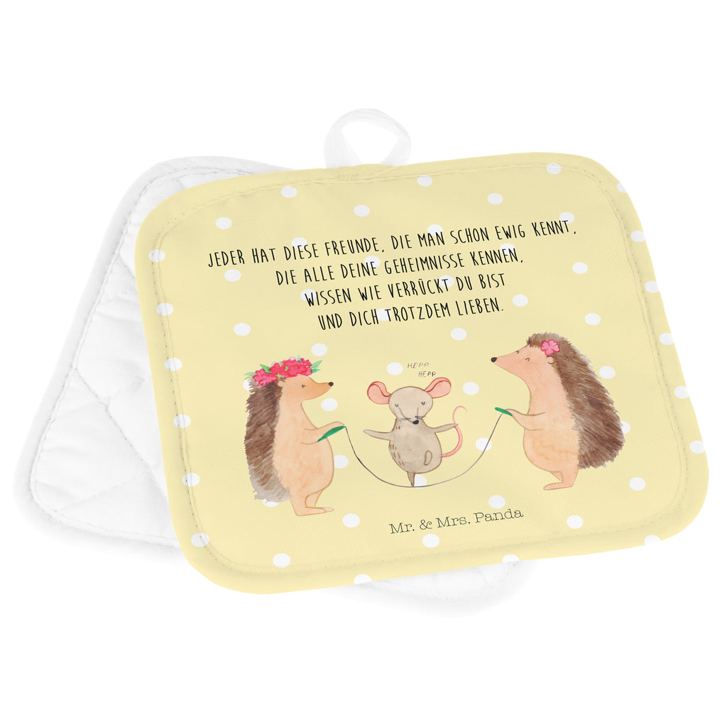 2er Set Topflappen  Igel Seilhüpfen Topflappen, Topfuntersetzer, Ofenhandschuh, Topflappen Set, Topflappen lustig, Topflappen mit Spruch, Tiermotive, Gute Laune, lustige Sprüche, Tiere, Igel, Maus, Seilspringen, Seilhüpfen, Kinder, Kindergarten