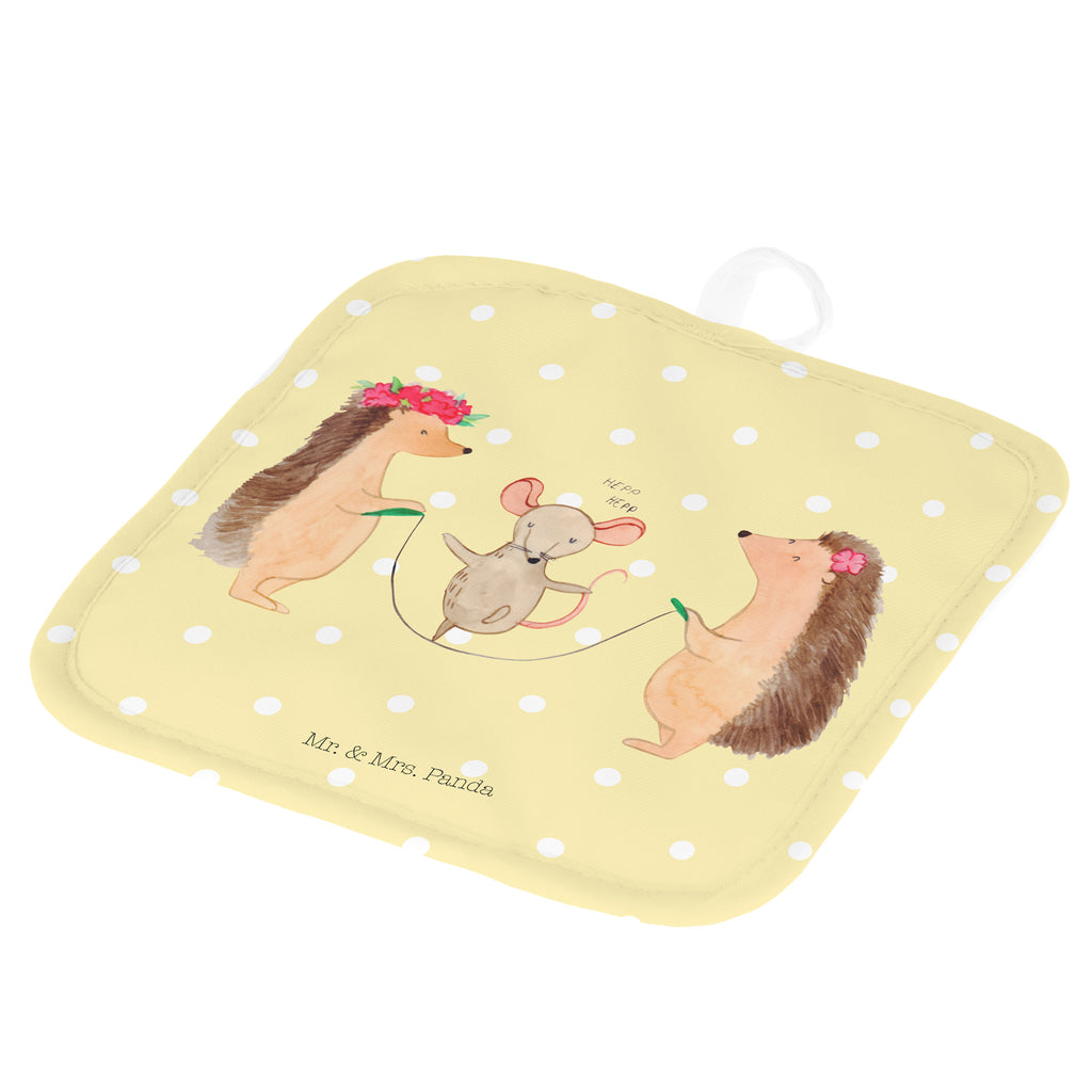 2er Set Topflappen  Igel Seilhüpfen Topflappen, Topfuntersetzer, Ofenhandschuh, Topflappen Set, Topflappen lustig, Topflappen mit Spruch, Tiermotive, Gute Laune, lustige Sprüche, Tiere, Igel, Maus, Seilspringen, Seilhüpfen, Kinder, Kindergarten