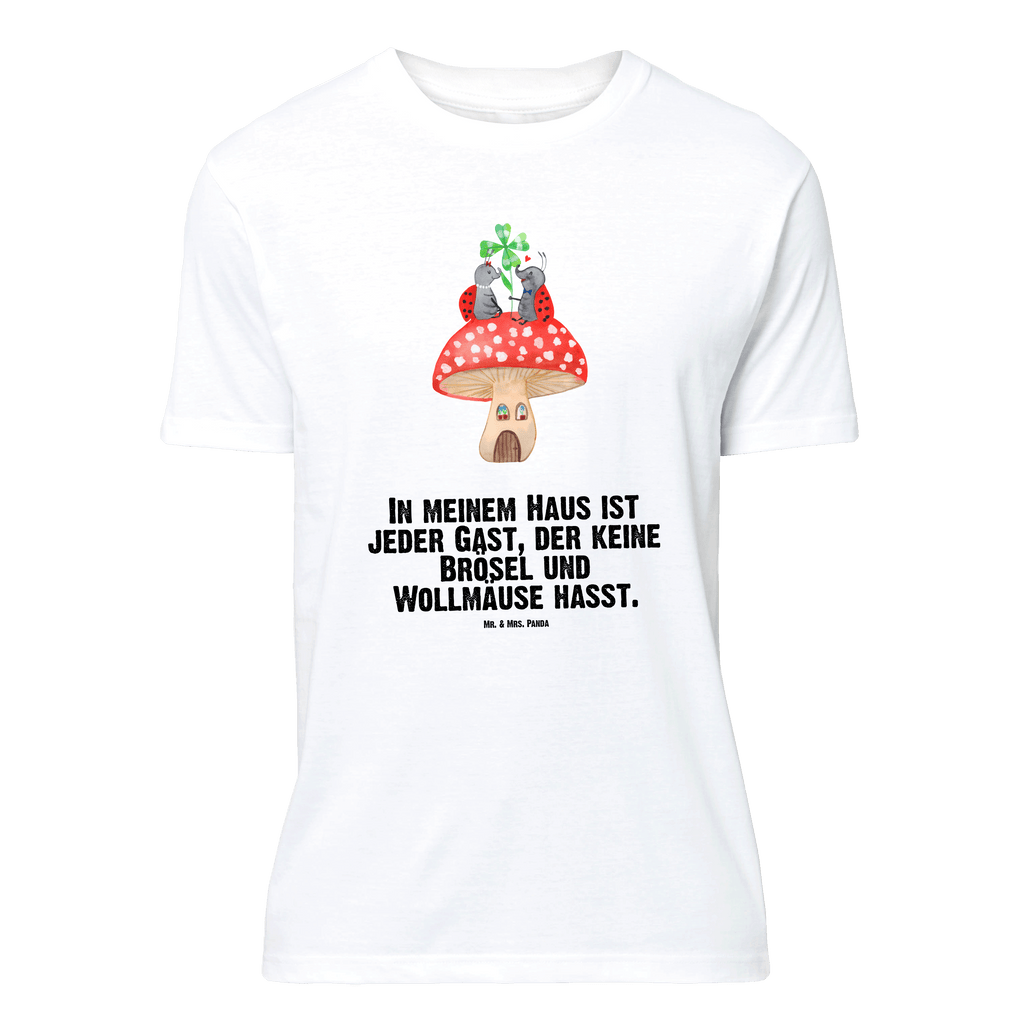 Größe L T-Shirt Marienkäfer Paar Fliegenpilz T-Shirt, Shirt, Tshirt, Lustiges T-Shirt, T-Shirt mit Spruch, Party, Junggesellenabschied, Jubiläum, Geburstag, Herrn, Damen, Männer, Frauen, Schlafshirt, Nachthemd, Sprüche, Tiermotive, Gute Laune, lustige Sprüche, Tiere, Haus, Wohnung, zuhause, Fliegenpilz, Marienkäfer, Fleigenpilzhaus