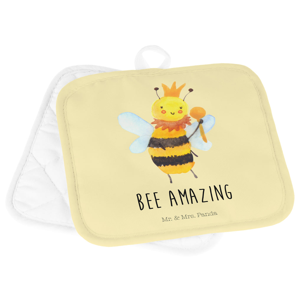 2er Set Topflappen  Biene König Topflappen, Topfuntersetzer, Ofenhandschuh, Topflappen Set, Topflappen lustig, Topflappen mit Spruch, Biene, Wespe, Hummel