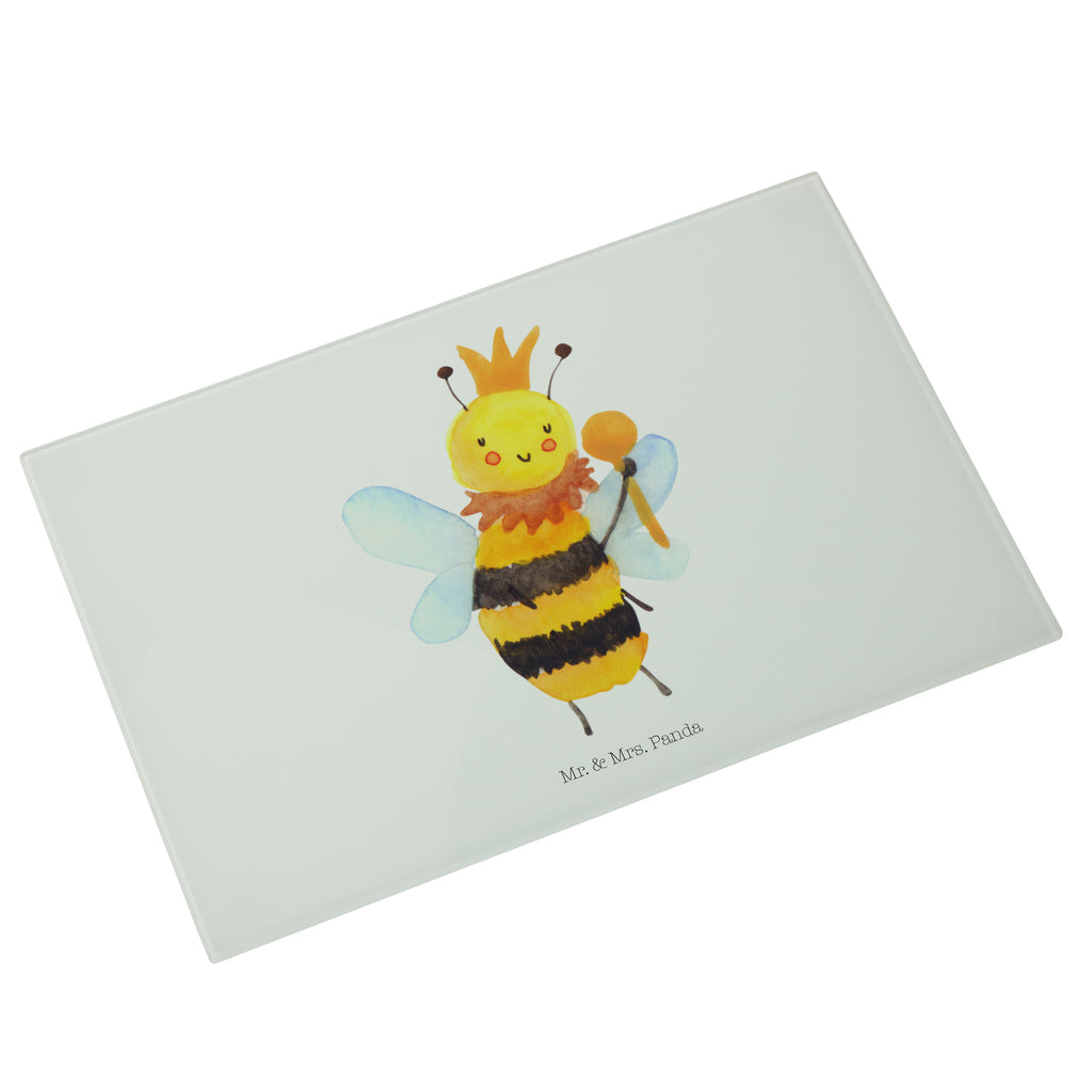 Medium Glas Schneidbrett Biene König Glasschneidebrett, Schneidebrett, Biene, Wespe, Hummel