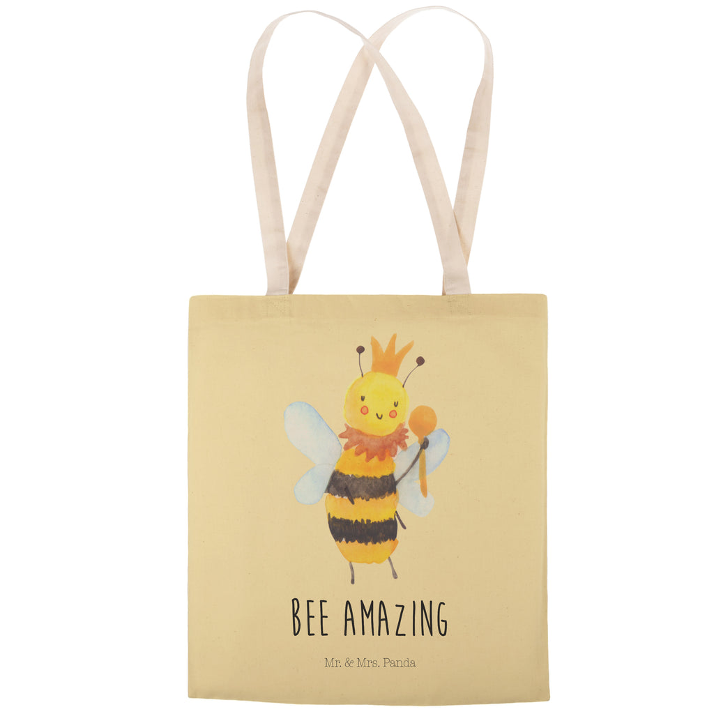 Einkaufstasche Biene König Tragetasche, Tasche, Beutel, Stofftasche, Baumwolltasche, Umhängetasche, Shopper, Biene, Wespe, Hummel