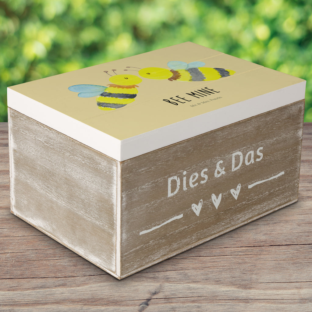 Holzkiste Biene Liebe Holzkiste, Kiste, Schatzkiste, Truhe, Schatulle, XXL, Erinnerungsbox, Erinnerungskiste, Dekokiste, Aufbewahrungsbox, Biene, Wespe, Hummel