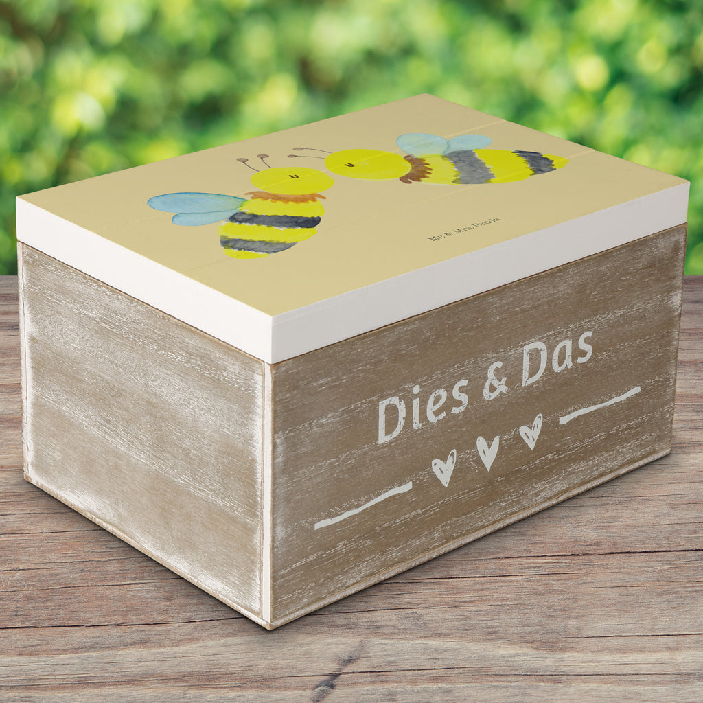 Holzkiste Biene Liebe Holzkiste, Kiste, Schatzkiste, Truhe, Schatulle, XXL, Erinnerungsbox, Erinnerungskiste, Dekokiste, Aufbewahrungsbox, Biene, Wespe, Hummel
