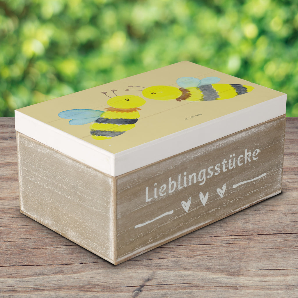 Holzkiste Biene Liebe Holzkiste, Kiste, Schatzkiste, Truhe, Schatulle, XXL, Erinnerungsbox, Erinnerungskiste, Dekokiste, Aufbewahrungsbox, Biene, Wespe, Hummel