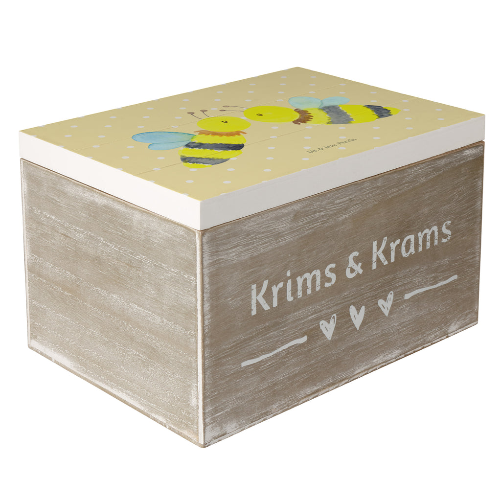 Holzkiste Biene Liebe Holzkiste, Kiste, Schatzkiste, Truhe, Schatulle, XXL, Erinnerungsbox, Erinnerungskiste, Dekokiste, Aufbewahrungsbox, Biene, Wespe, Hummel