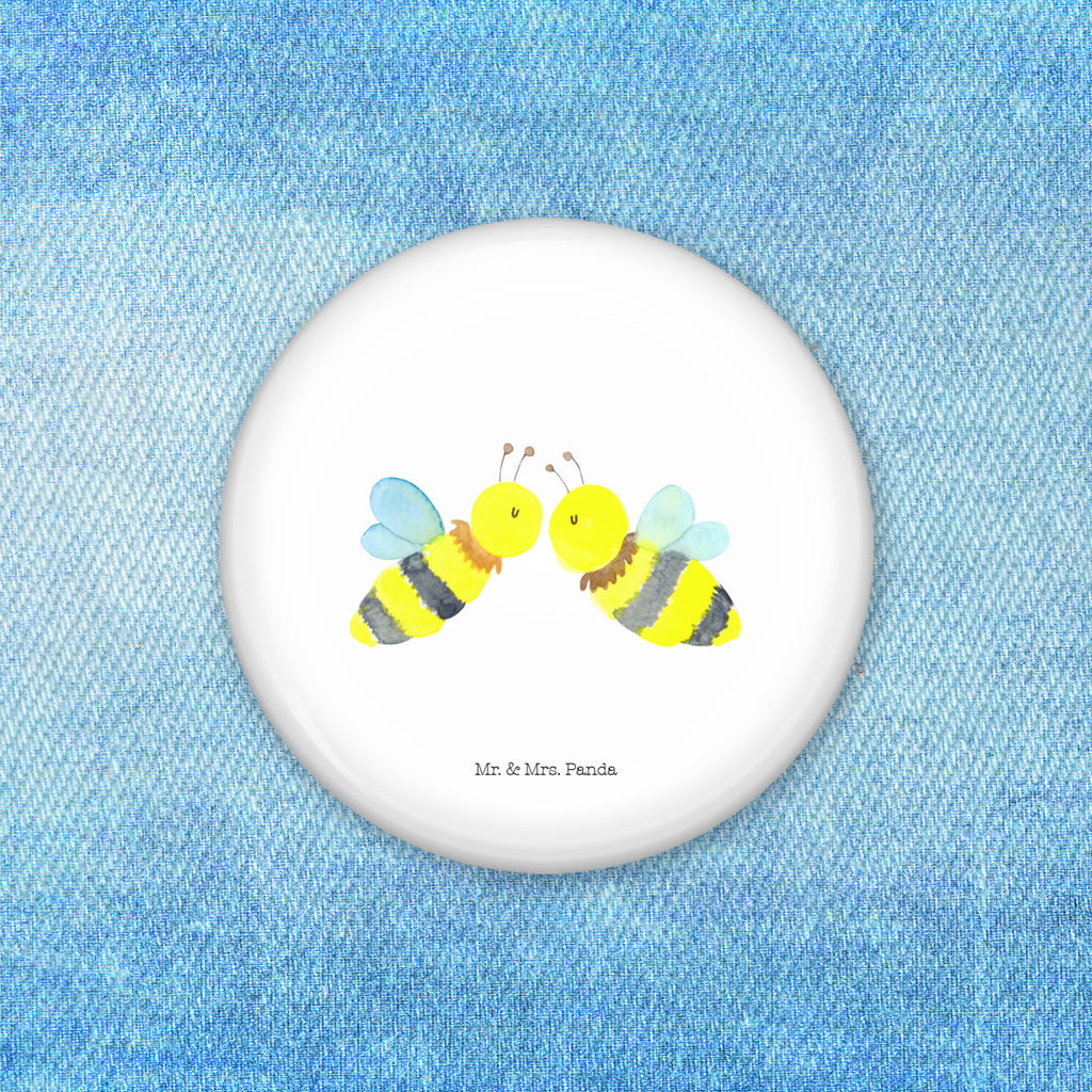 50mm Button Biene Liebe 50mm Button, Button, Pin, Anstecknadel, Biene, Wespe, Hummel