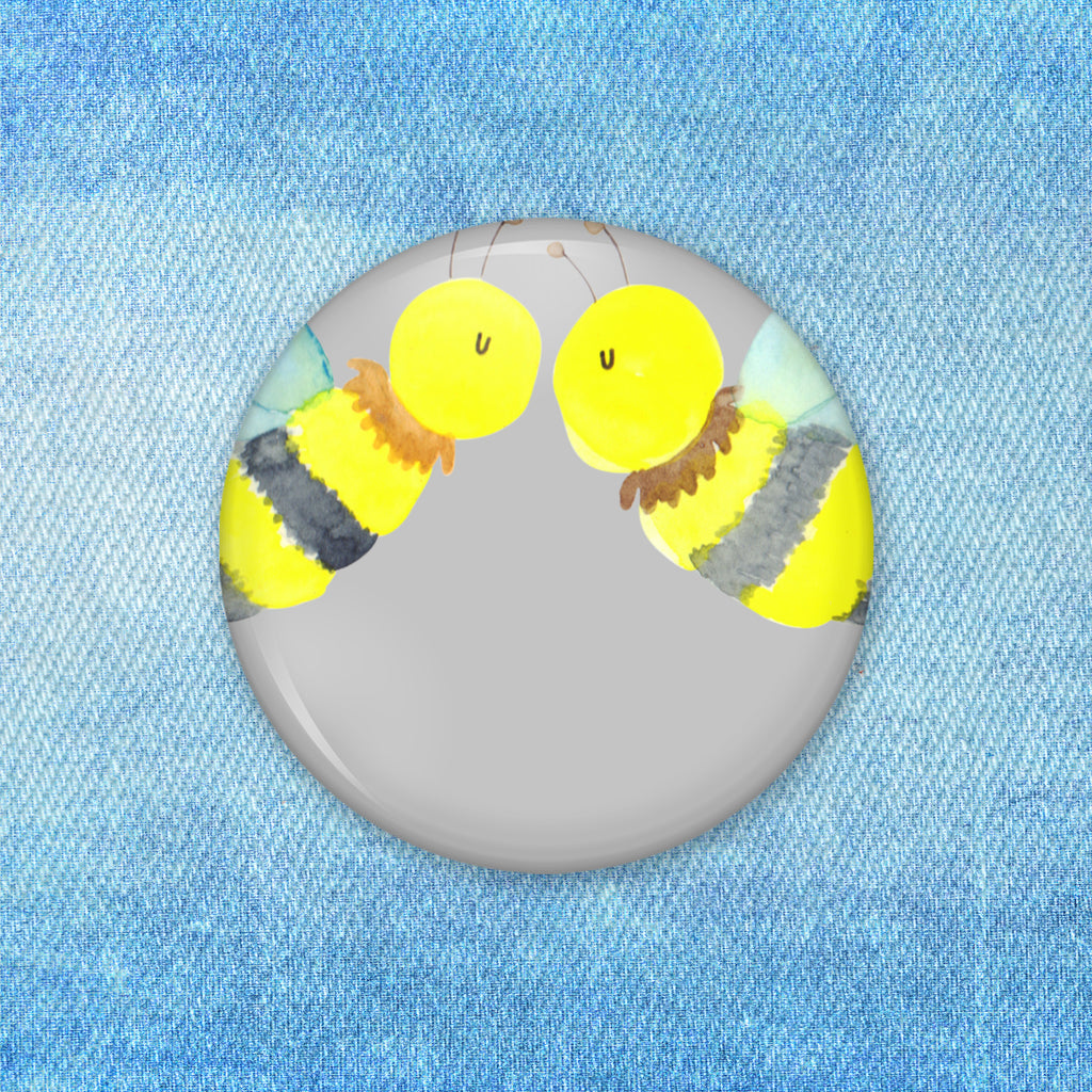 50mm Button Biene Liebe 50mm Button, Button, Pin, Anstecknadel, Biene, Wespe, Hummel