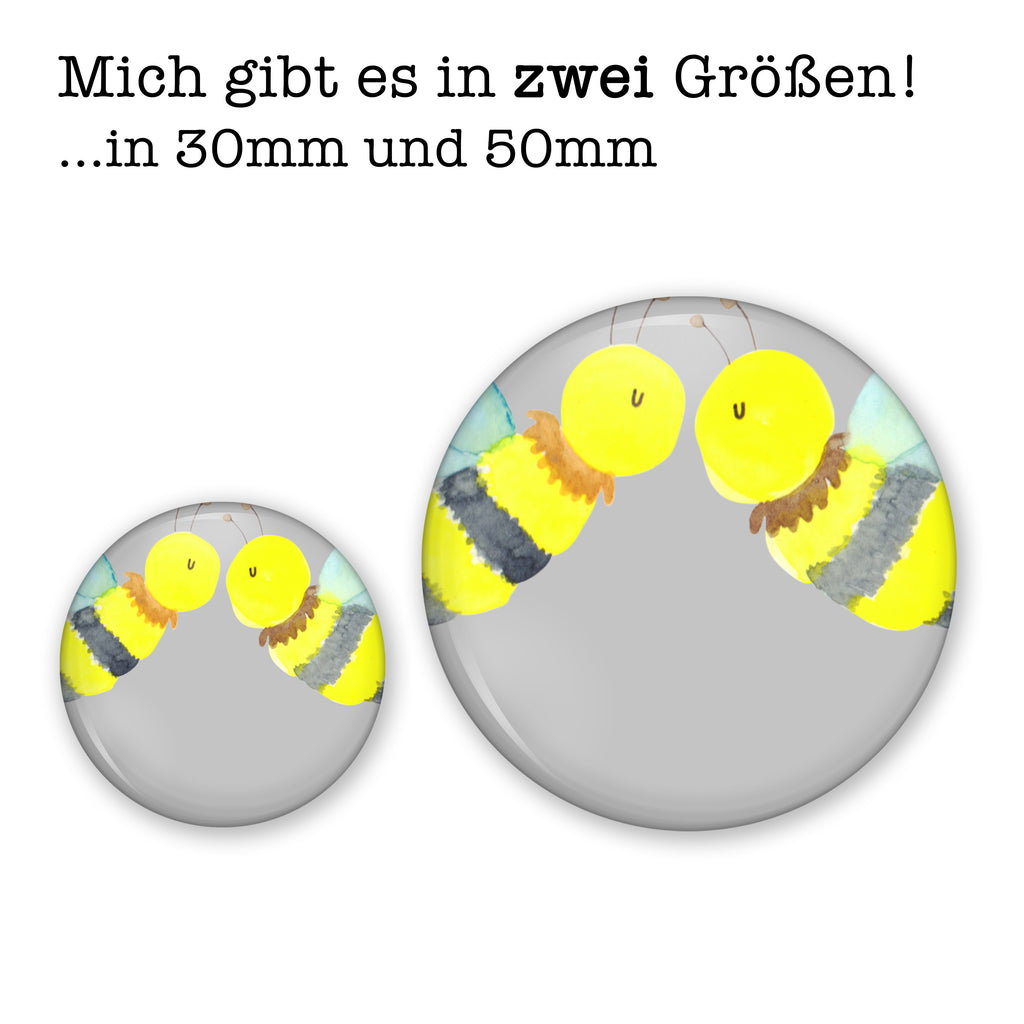 50mm Button Biene Liebe 50mm Button, Button, Pin, Anstecknadel, Biene, Wespe, Hummel