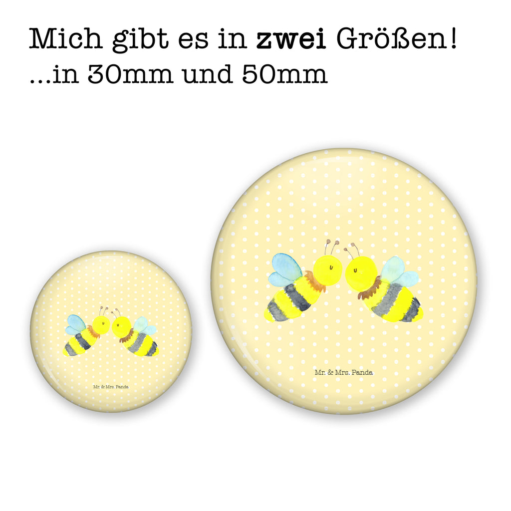 50mm Button Biene Liebe 50mm Button, Button, Pin, Anstecknadel, Biene, Wespe, Hummel