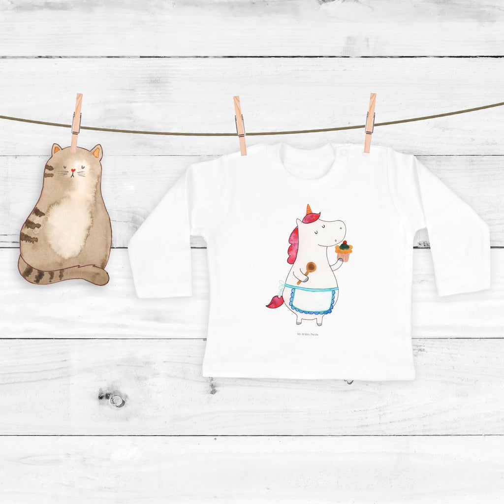 18-24 Monate Baby Longsleeve Einhorn Küchenfee Mädchen, Jungen, Baby, Langarm, Bio, Kleidung, Longsleeve, Einhorn, Einhörner, Einhorn Deko, Pegasus, Unicorn, backen, Muffin, Motivation, Träumer, träumen, Bäckerin, Hobbykoch, Koch, Torte, Kuchen