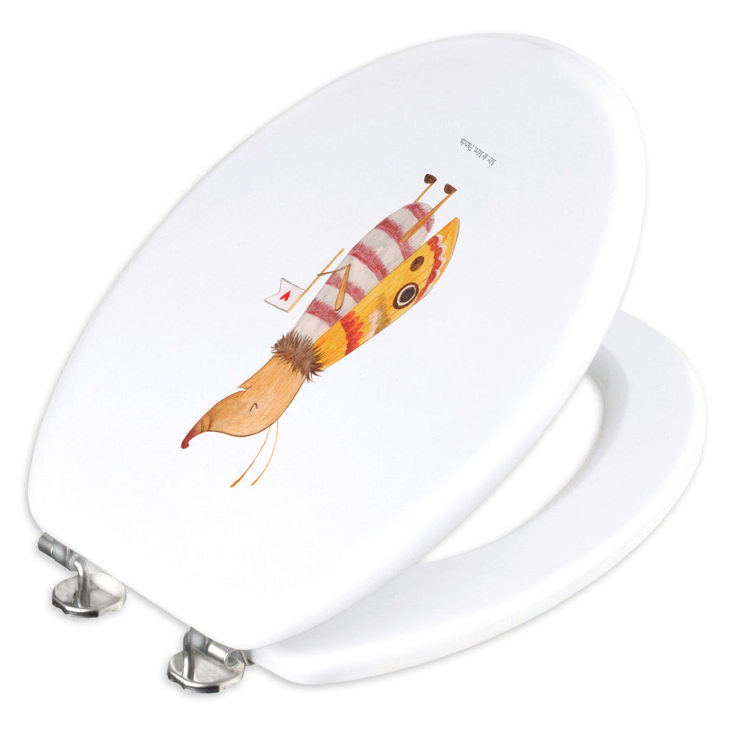 Motiv WC Sitz Nachtfalter mit Fähnchen Klobrille, Klodeckel, Toilettendeckel, WC-Sitz, Toilette, Tiermotive, Gute Laune, lustige Sprüche, Tiere, Nachtfalter, Käfer, Spruch lustig, Spruch witzig, süß, niedlich, Küche Deko, Was kostet die Welt