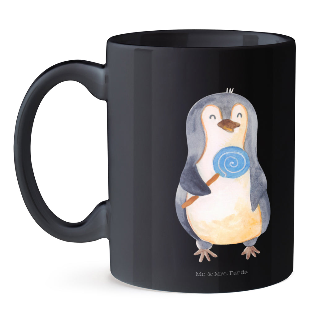 Tasse Pinguin Lolli Pinguin, Pinguine, Lolli, Süßigkeiten, Blödsinn, Spruch, Rebell, Gauner, Ganove, Rabauke Becher, Kaffeetasse, Kaffeebecher, Tee, Frühstück, Büro  Pinguin